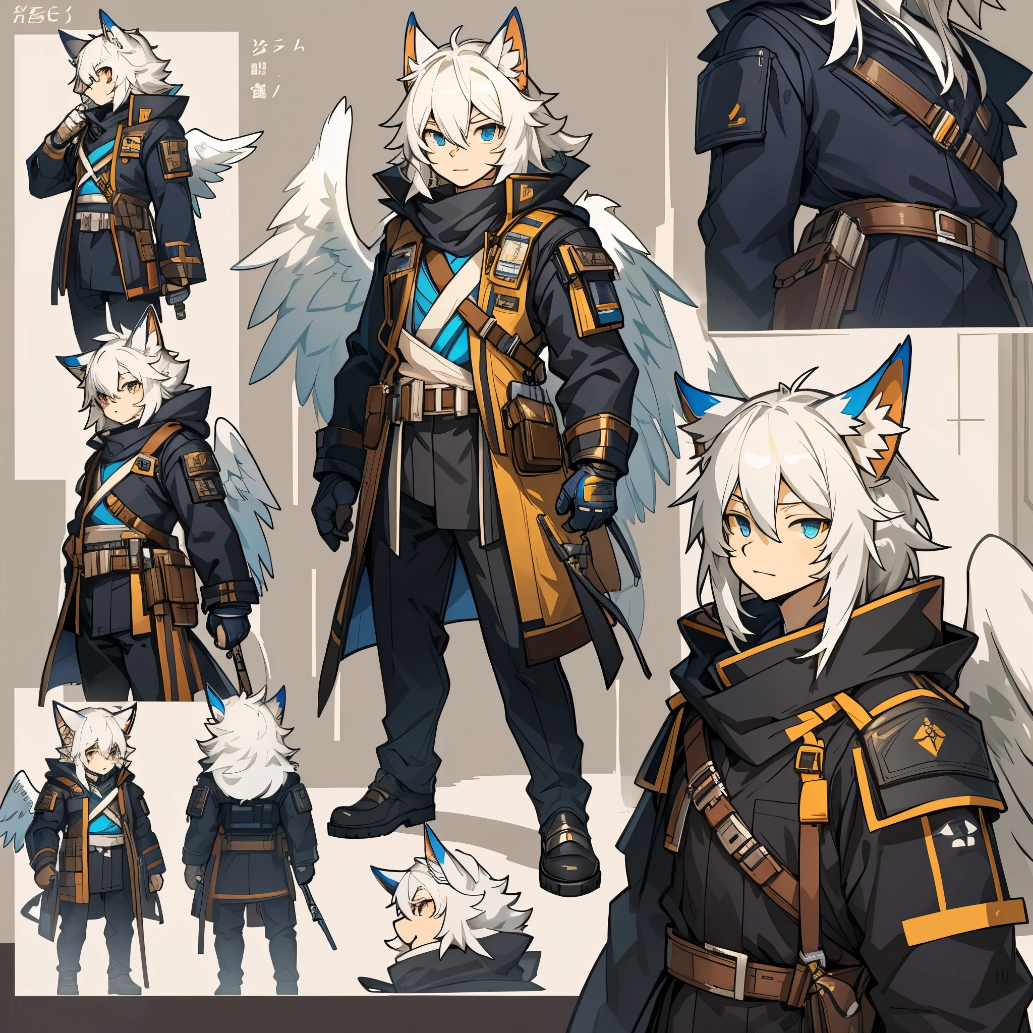 ((masterpiece)), (ultra detailed), (best quality), detailed background, (style of Arknights), (concept art, character sheet),absurdres(highly detailed beautiful face and eyes)perfect anatomy(angelic handsome boy, kemono, )(furry anthro),