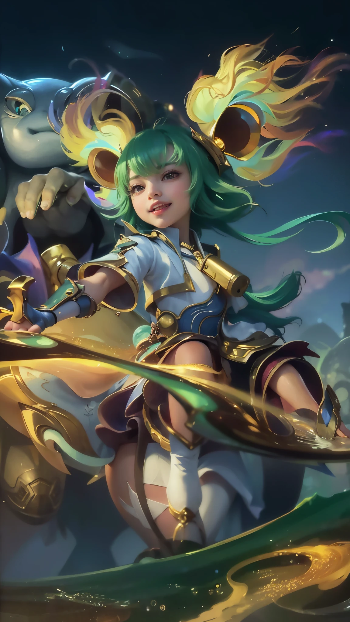 (8k, RAW photo, photorealistic:1.25) ,( lipgloss, eyelashes, best quality, ultra highres, depth of field, chromatic aberration, caustics, Broad lighting, natural shading, looking at viewer with a serene and goddess-like happiness, a 12 years old girl, Japanese girl, short hair, bangs between eyes, Big eyes, O_<, wink, V pose, smiling,