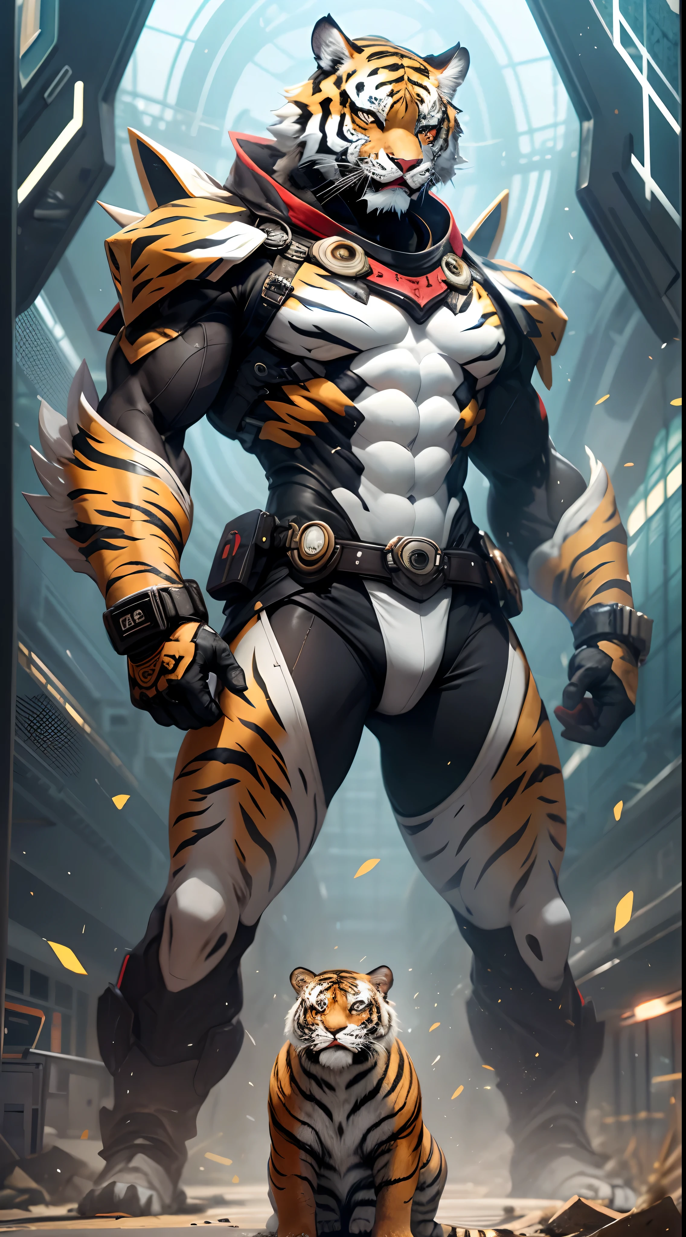 FUTURISTIC TIGER MAN