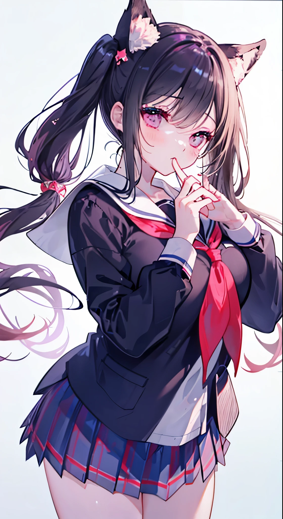 "(perfect masterpiece:1.2), (highest quality:1.2), stunning face,  compensate, long and luxurious eyelashes, lip whole, irresistible charisma.",(((mature woman))),(((twin tails)))，raised his arms,NSFW,(((Chubby)))，((((school uniform)))，hair clip，wallpaper，black hair，very long bangs，hair between eyes，(((Are fat)))，((((Mother))))，lipstick，((((side))))