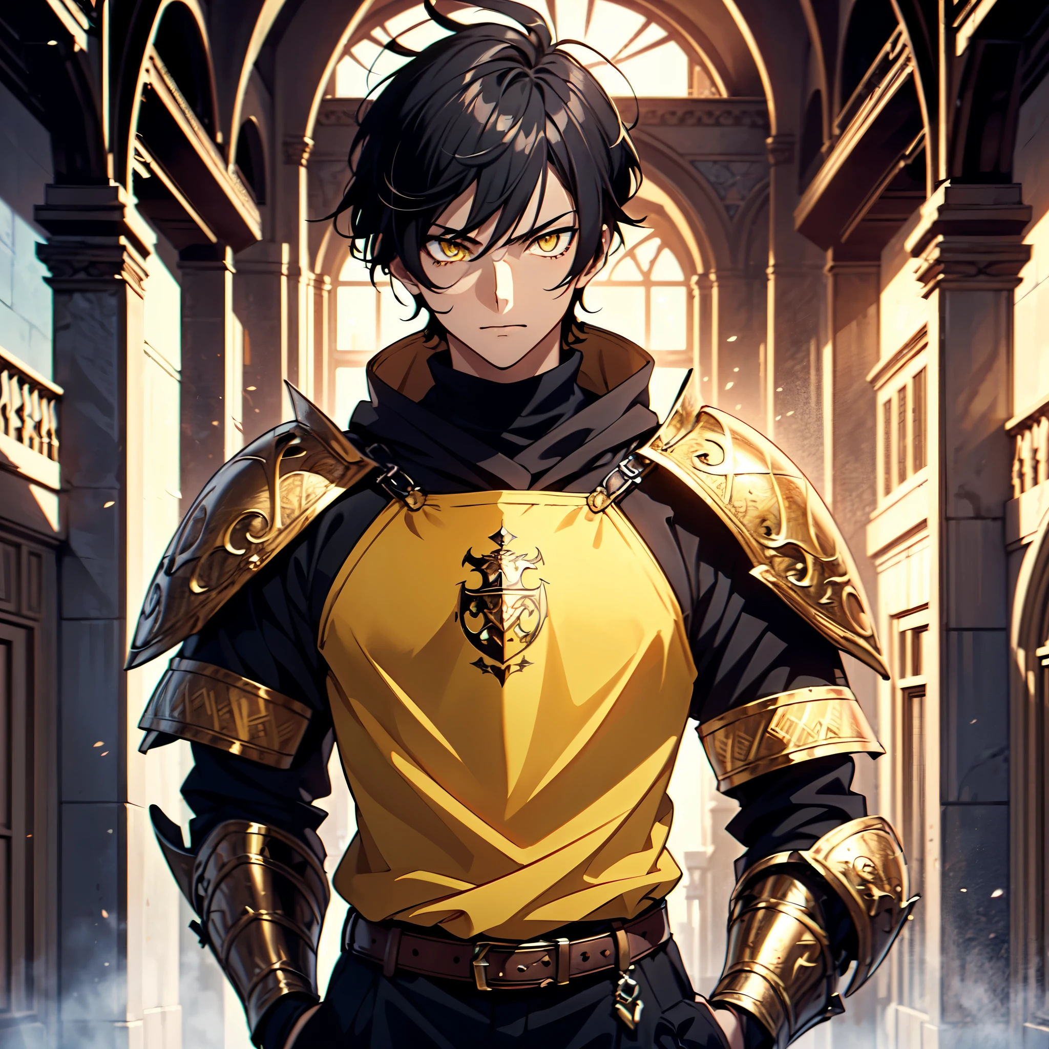 128K Ultra High Definition,
128K Ultra High Quality,
128K Ultra High Resolution,
Best Definition,
Best Quality,
Best Resolution,
Perfectly Detailed,
Perfectly Designed,
Extremely Detailed,
Extremely Designed,
Hyper Detailed,
Hyper Definition,
Hyper Quality,
Hyper Resolution,
Masterpiece,
(((Anime))),
Body Shot,
(((Boy))),
Handsome,
Muscular Body,
(((Black Short Hair))),
(((Yellow Eyes))),
(((Hyper Detailed & Perfectly Designed With Ultra High Quality Yellow Warlord Armor))),
(((Inside Of Medieval Royal Palace Background Scenery))),