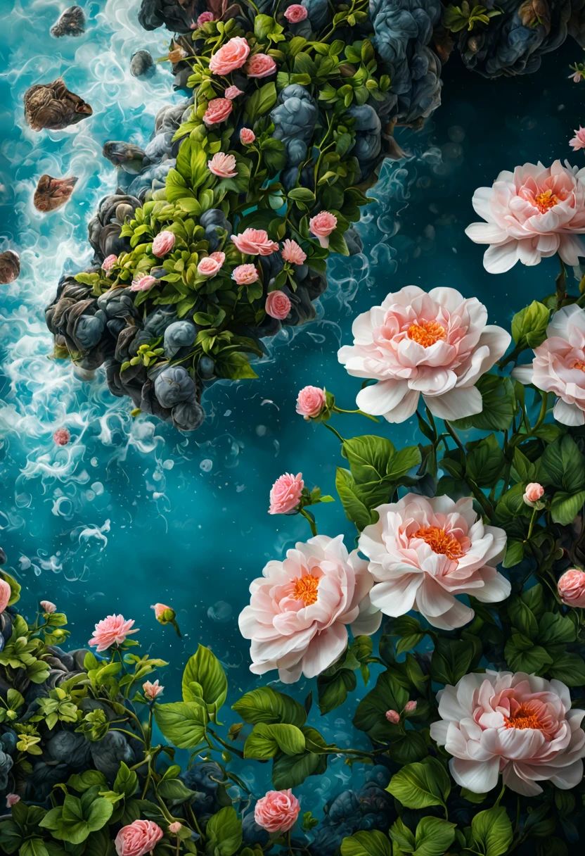 
     艺Super detailed 白色細緻蓮花  花海  专业photography, photography, intricate details, Super detailed, Surreal, ultra high definition