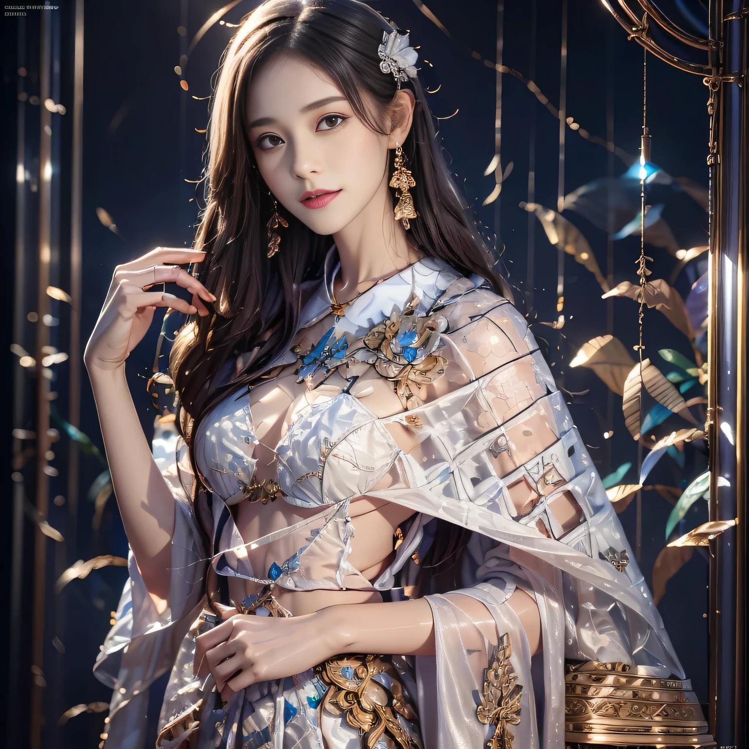 Ulzzang -6500-v1.1, (raw photos:1.2), (realistic:1.4), Beautiful girl with details, Very detailed eyes and face, Beautifully detailed eyes, Ridiculous, Incredibly ridiculous., Big file size, high resolution, very detailed, best quality, table top, Chemomimi, (((JK school uniform)), illustration, very detailed, NFFSW (English) (English) (English) (English) (English), Integrated, 8K wallpaper, magical, great details, table top, best quality, 8K wallpapers, Highly detailed iconic uniforms., light on face, movie light, 1 girl, Sixteen years old, ((no bra)), ()),