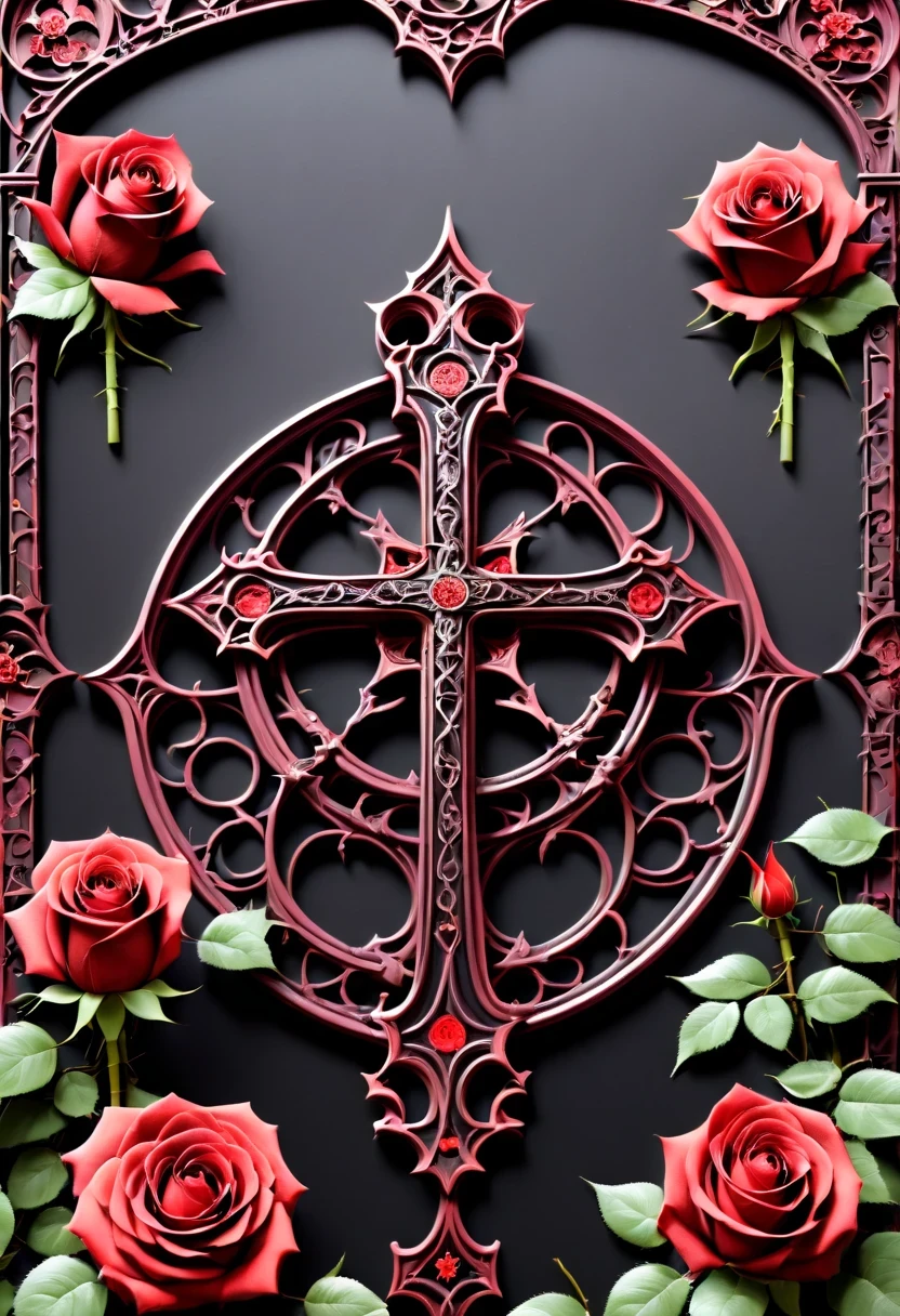 gothic cathedral,(Rose田:1.5),cross,吸Blood鬼,hell,magma,flame,(紫色flame:1.3),Gothic aesthetics,Rose、castle、cross、Blood、churchyard,gothic style的神秘、solemn and profound,gothic style,gothic style蕾丝的衣服、象征浪漫的Rose、Gothic symbols series,Rose花园