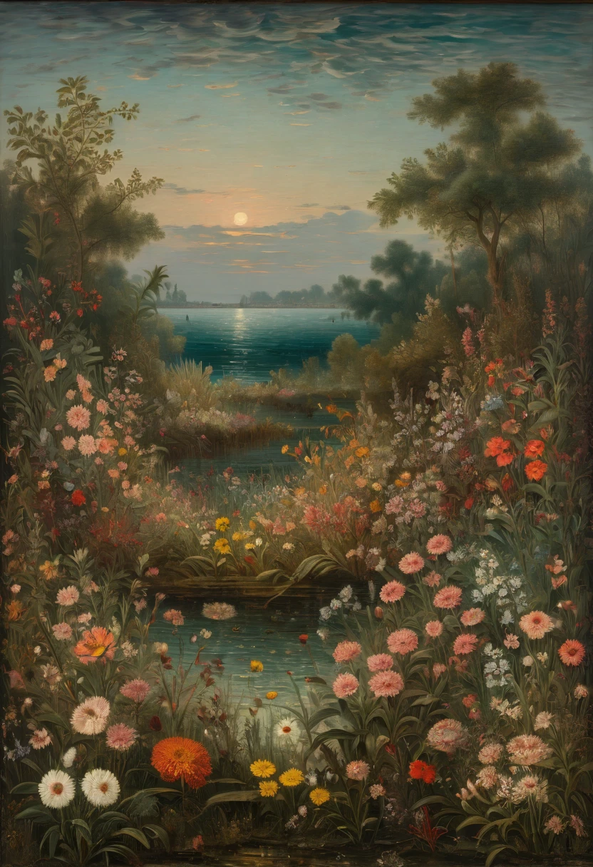 sea of flowers, by yukisakura, best quality, masterpiece, Representative work, official art, Professional, Ultra intricate detailed, 8k