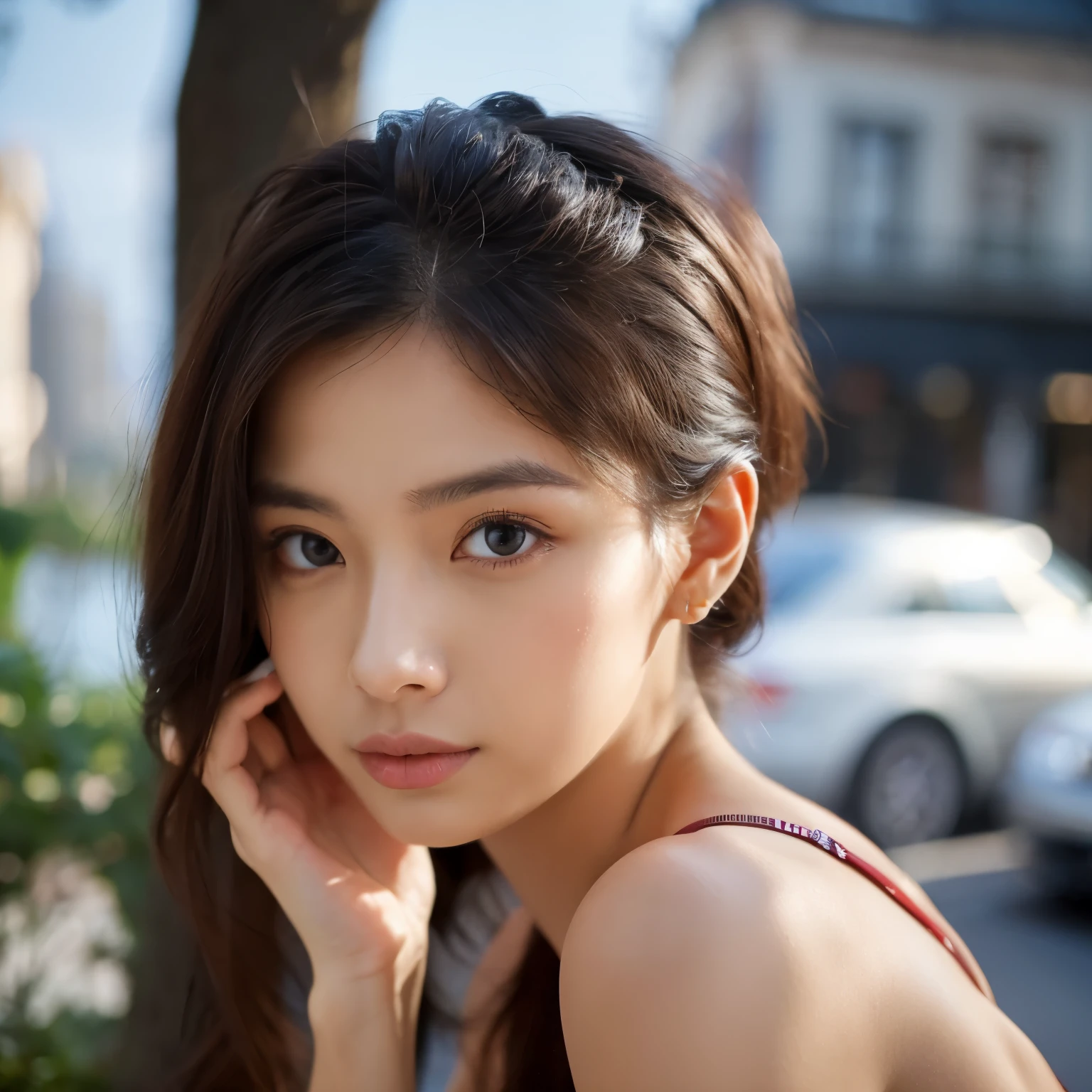 highest quality,masterpiece,be familiar with,perfect face,ennui