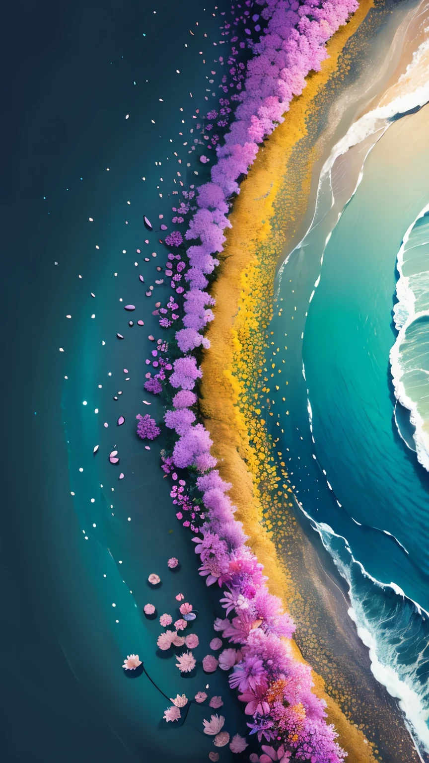 sea of flowers