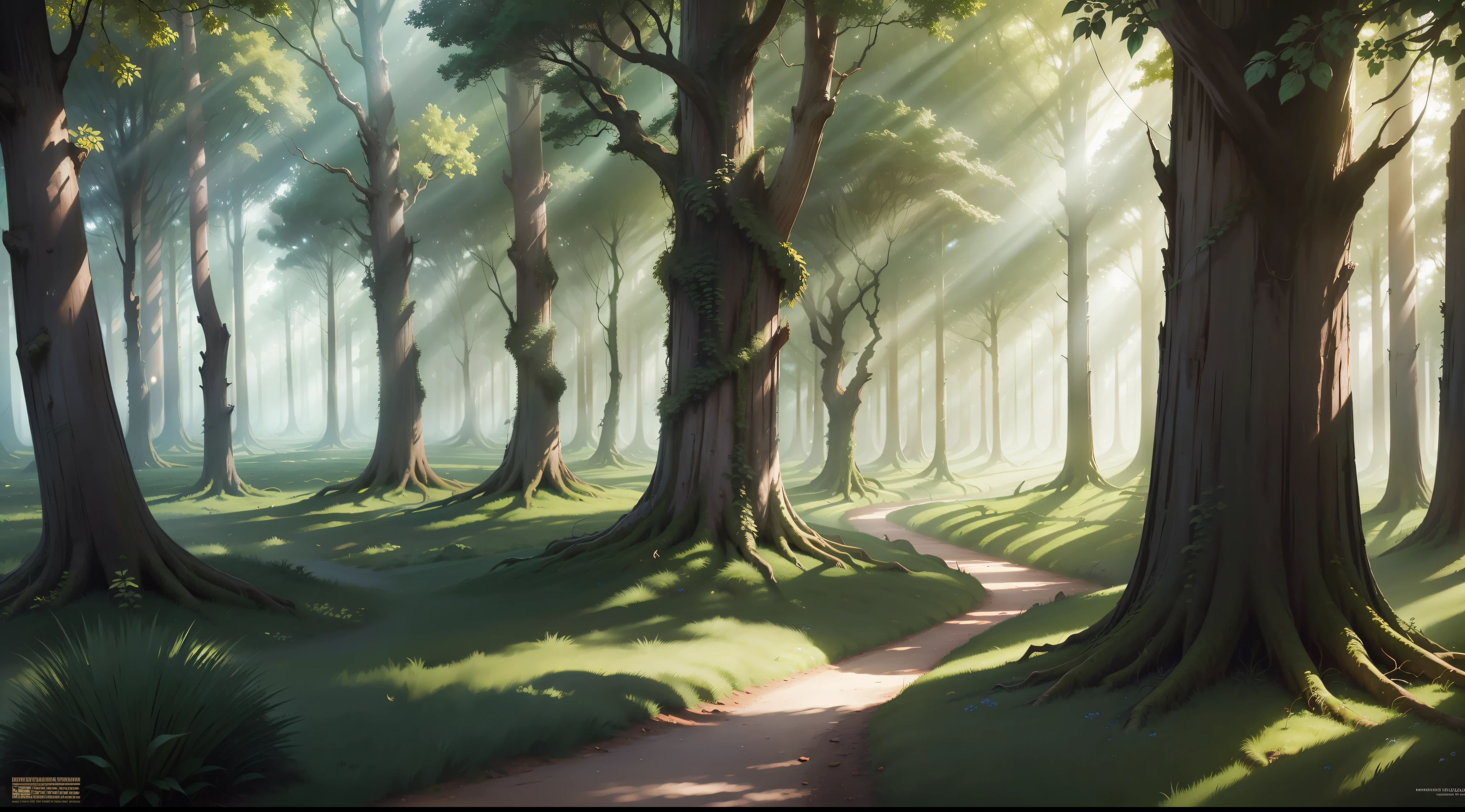 A dense and ancient forest, Sherwood Forest, stretches far and wide, its emerald canopy sheltering a hidden world of heroism and rebellion.