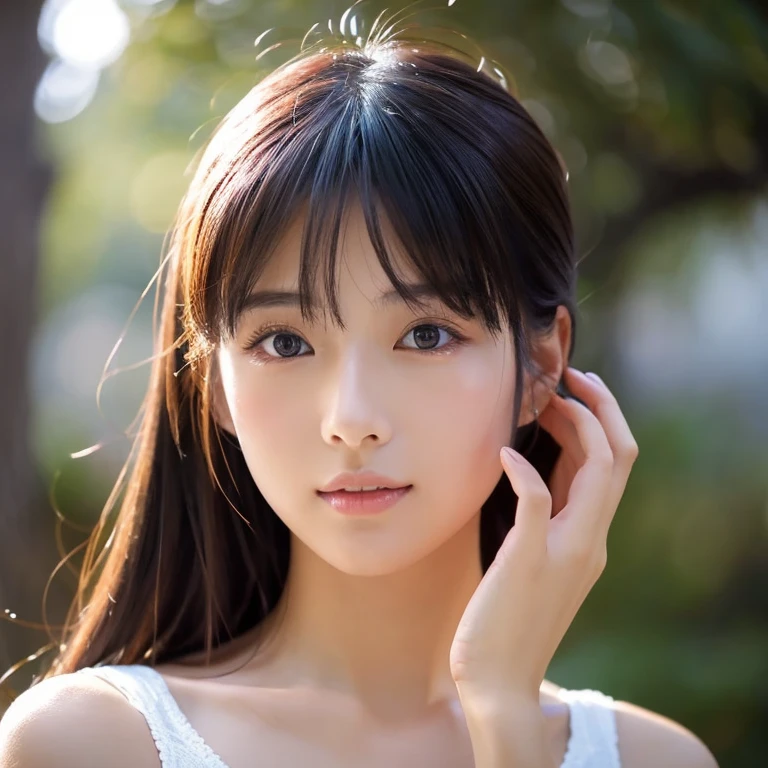 The purest Japanese beauty captured through the camera lens. She's almost a supernatural goddess.