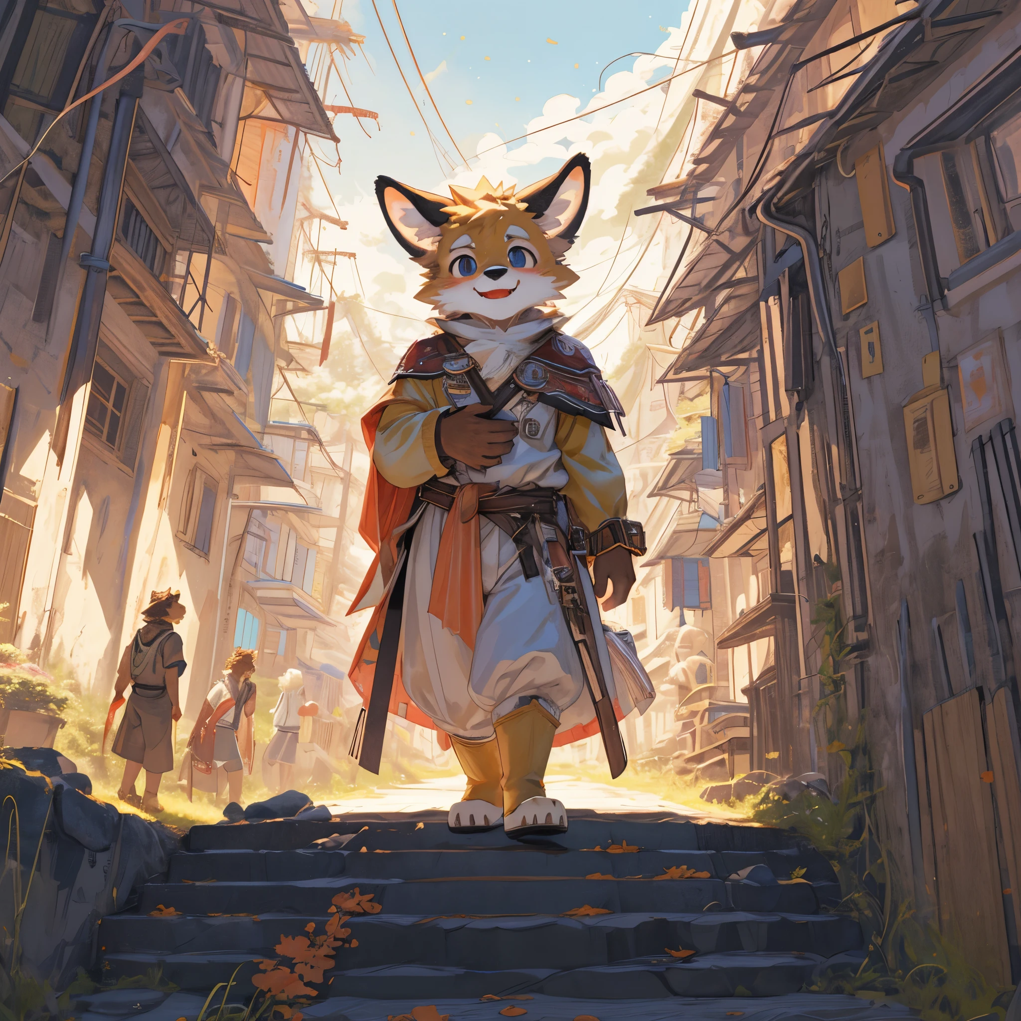 super high resolution, detailed background, World Heritage Site, 6+boys, 6+girls, Happy, joyful, absurdres(Photos of solo travelers)(kemono, furry anthro),