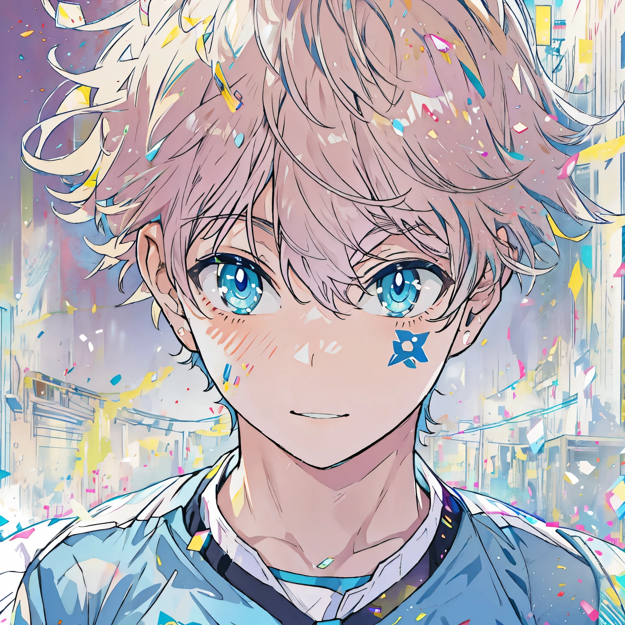 1boy, soccer uniform , aquamarine eyes