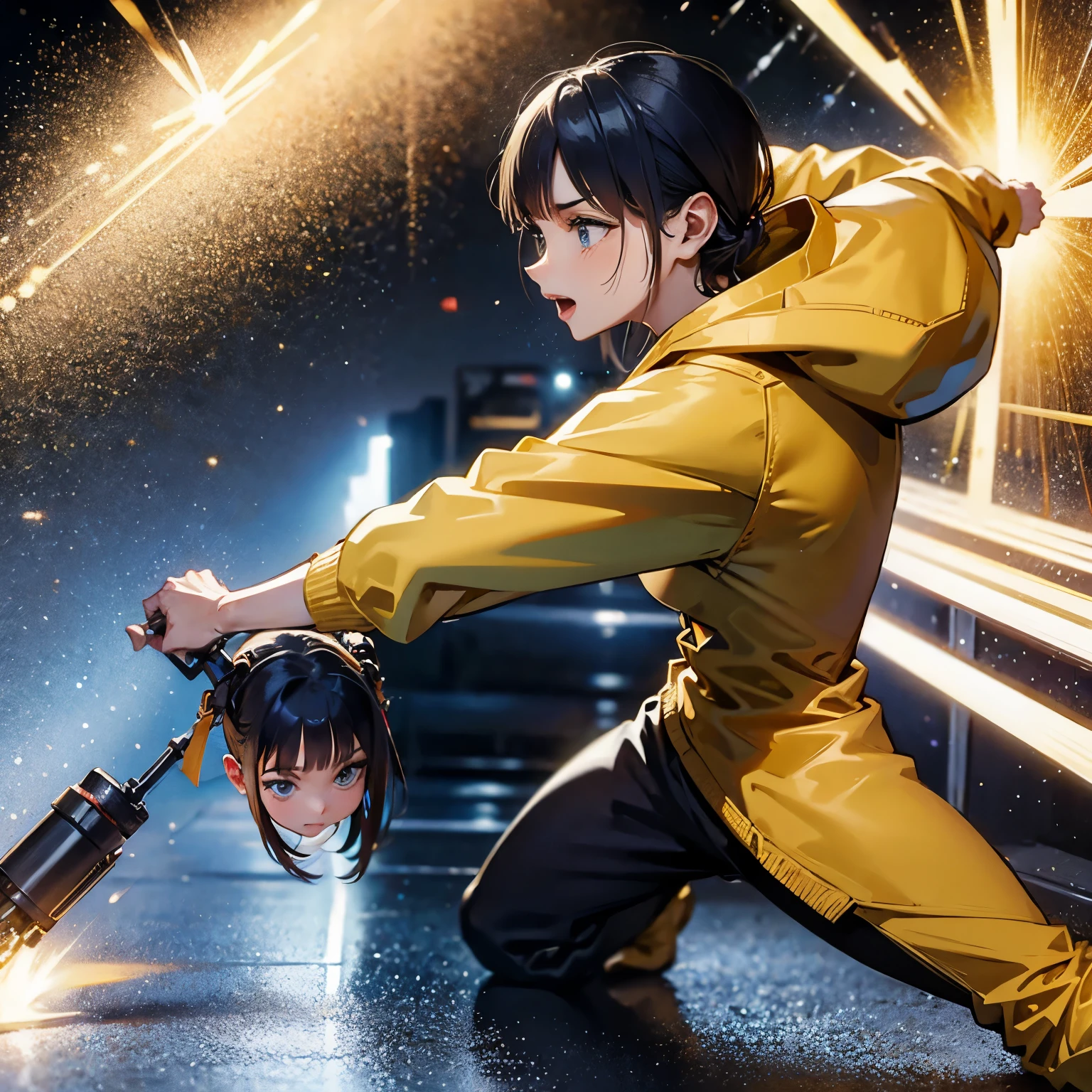 Action pose
