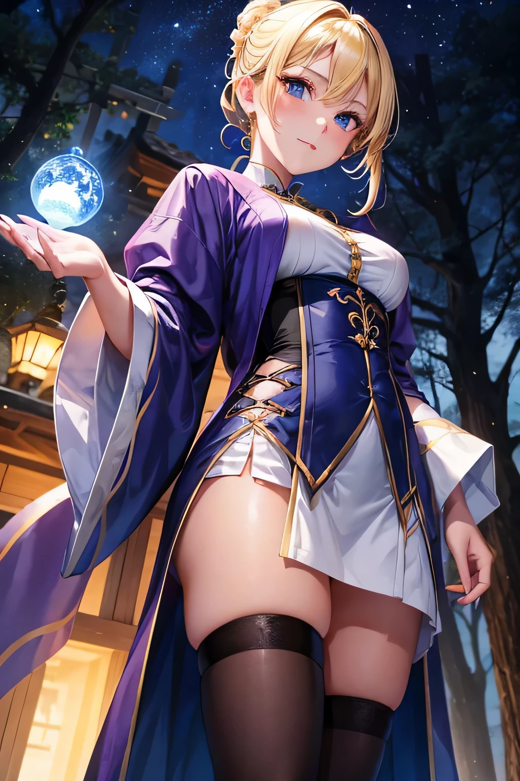 8k(((((Sitting:1.9)))))
Masterpiece 8k(Focus on the face)
((woman,The facial expression is accurate,Anime style face,greenish blue eyes ))
Group (((((grassland)))))
(((((Shooting stars flowing at night)))))
(((((夜空を見ているwoman)))))
8k(((((high school girl)))))
8k(((((Angle from below)))))
8k(((((ウェーブのかかった金髪と緑色の目をしたwoman))))))