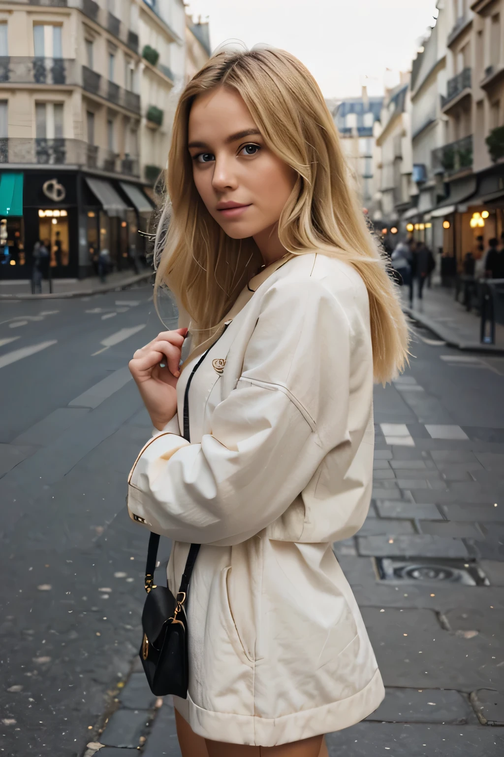 Fille blonde in Paris