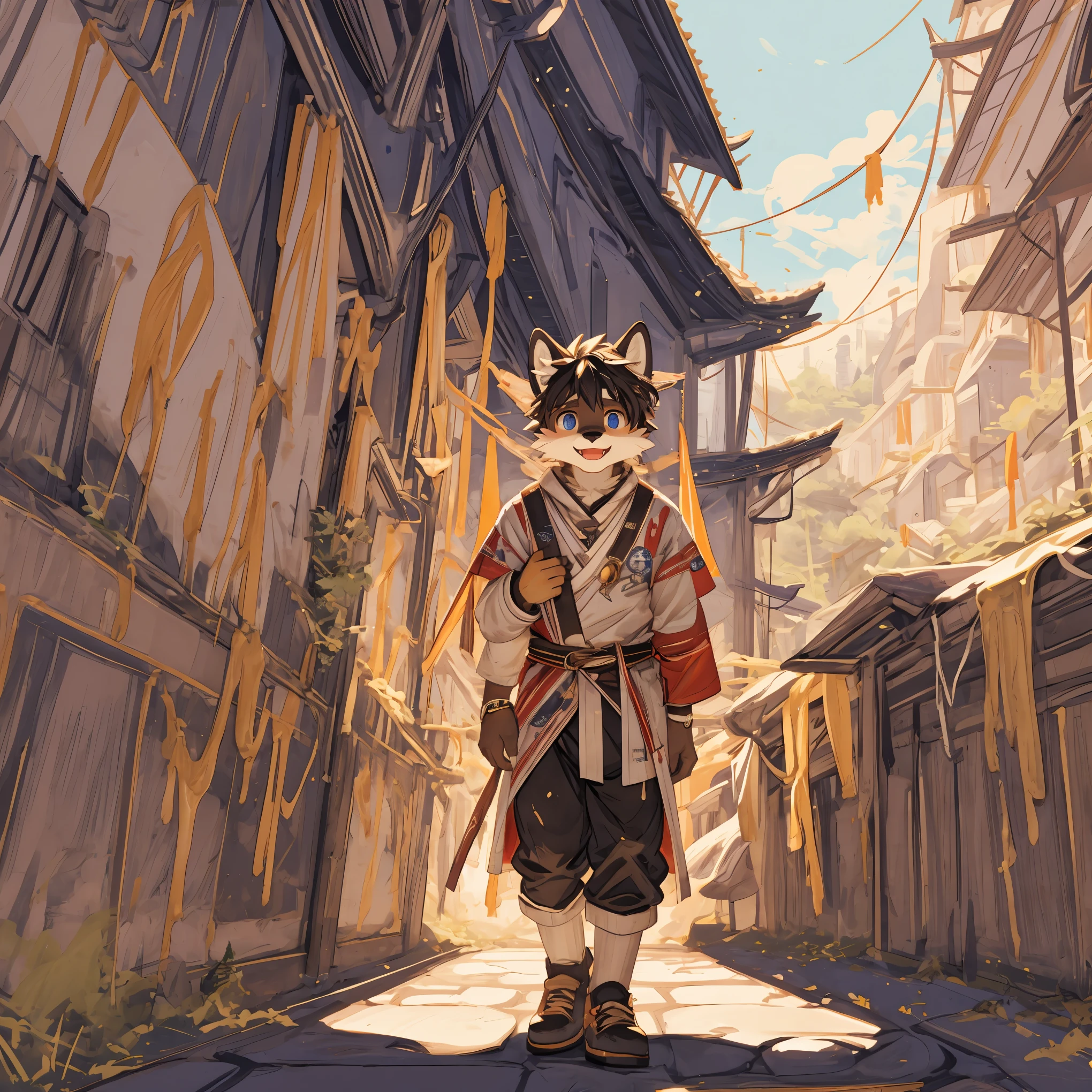 super high resolution, detailed background, World Heritage Site, 6+boys, 6+girls, Happy, joyful, absurdres(Photos of solo travelers)(kemono, furry anthro),