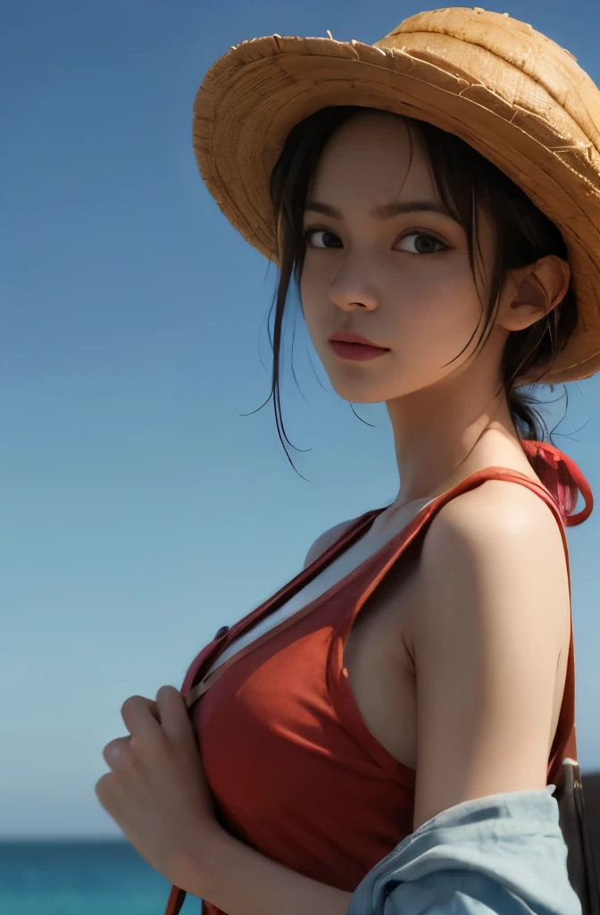 Cute girl, Luffy, Luffy from One Piece, Luffy when he becomes a sexy woman