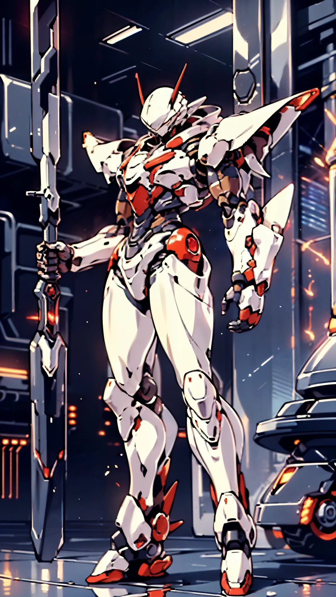 A woman adorned in fantasy-style full-body armor, a crown-concept fully enclosed helmet that unveils only her eyes, a composite layered chest plate, fully encompassing shoulder and hand guards, a lightweight waist armor, form-fitting shin guards, the overall design is heavy-duty yet flexible, ((the armor gleams with a golden glow, complemented by red and blue accents)), exhibiting a noble aura, she floats above a fantasy-surreal high-tech city, this character embodies a finely crafted fantasy-surreal style armored hero in anime style, exquisite and mature manga art style, (Queen bee mixed with Spider concept Armor, plasma, blood), ((Element, energy, elegant, goddess, femminine:1.5)), metallic, high definition, best quality, highres, ultra-detailed, ultra-fine painting, extremely delicate, professional, anatomically correct, symmetrical face, extremely detailed eyes and face, high quality eyes, creativity, RAW photo, UHD, 32k, Natural light, cinematic lighting, masterpiece-anatomy-perfect, masterpiece:1.5