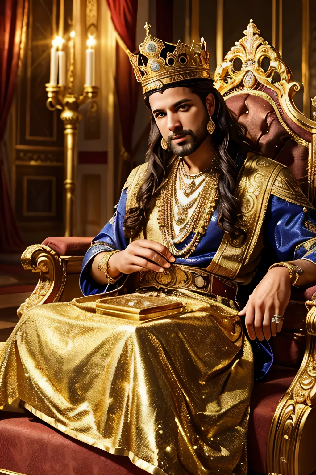 explore the opulence of King Solomon: ouro brilhante, prata cintilante, e riquezas infinitas aguardam. Desvende os segredos da prosperidade real agora