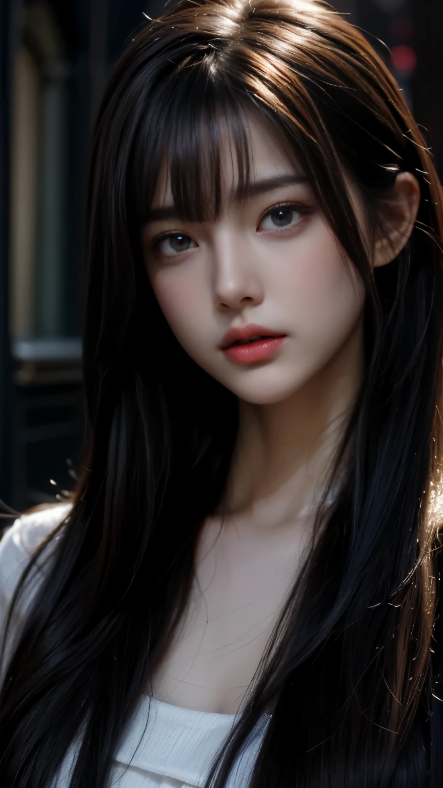 （tmasterpiece，best qualtiy：1.2），（RAW photos，realisticlying，realisticlying：1.3），（8K，A high resolution，hyper-detailing：1.2），1girl，（Perfect anatomy），（Focus on the face，looking at viewert），（Detailed eyebrows，realistic beautiful eyes，realistic glossy skin，Beautiful handsome face in detail：1.2），（Slender：1.3），By bangs，（realistic movie lighting，detail shaded，hight contrast：1.2），exteriors