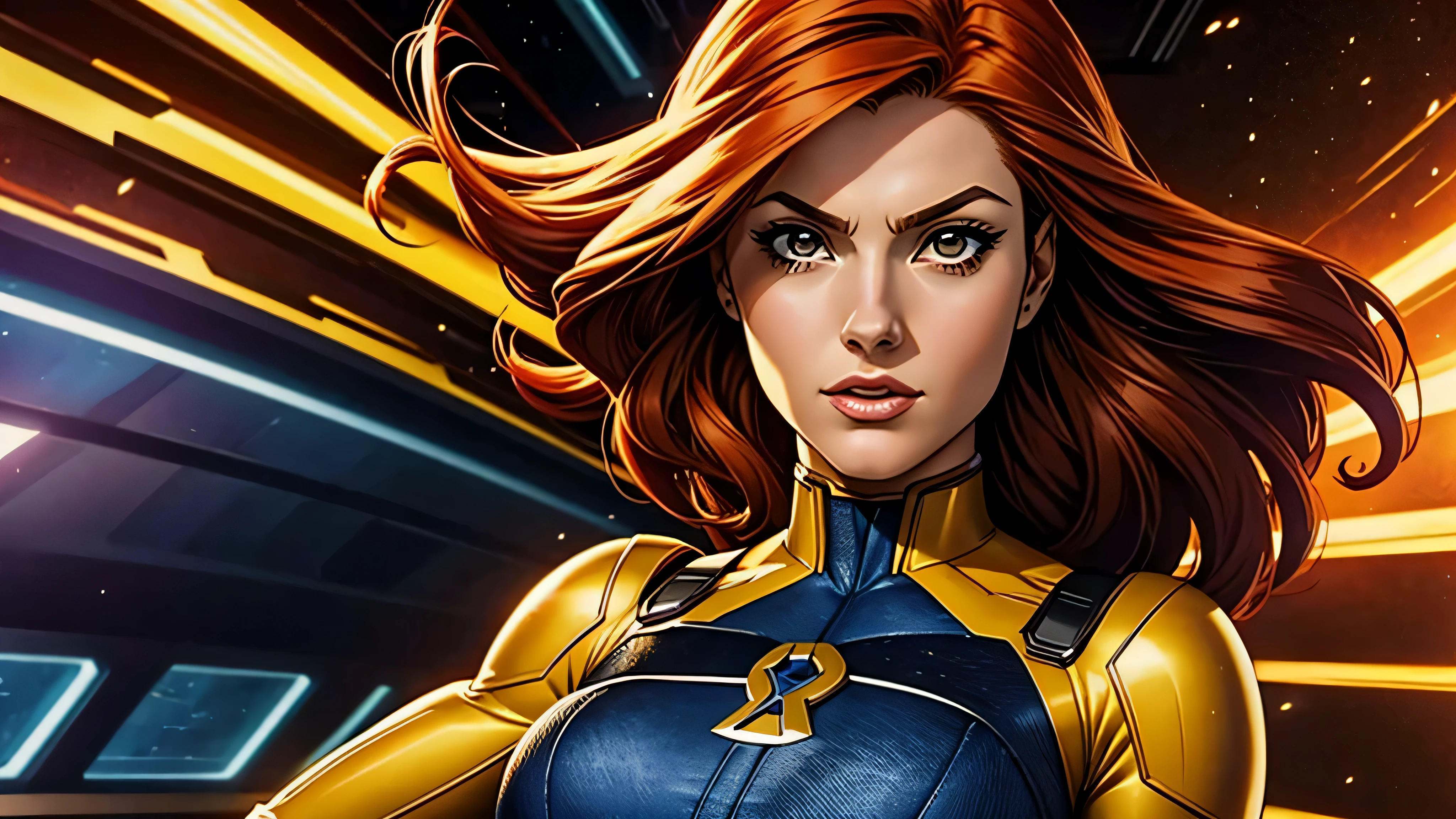 melhor qualidade, garota de anime, Jean Grey, X-Men 97, epic scene