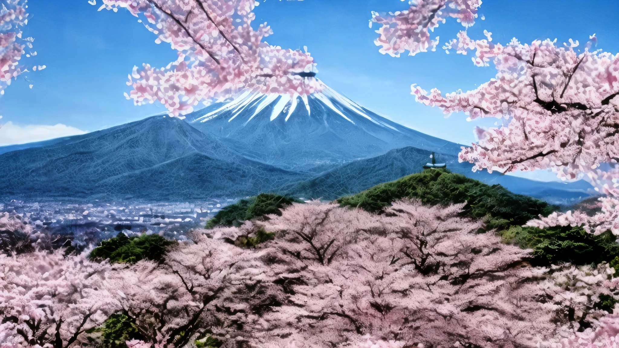 Close-up of a tower with mountains in the background, Japanese travel and tourism, A quest to travel deeper into Japan, Japan tourism, Sakura season, japanese temples, Japan travel and adventure, japanese landscape, japanese temple, japanese poster, Fuji Mountain, Aesthetics of traveling to Japan, Fuji Mountain background, japanese nature, aomori japan, Fuji Mountain in the background, Japanese art