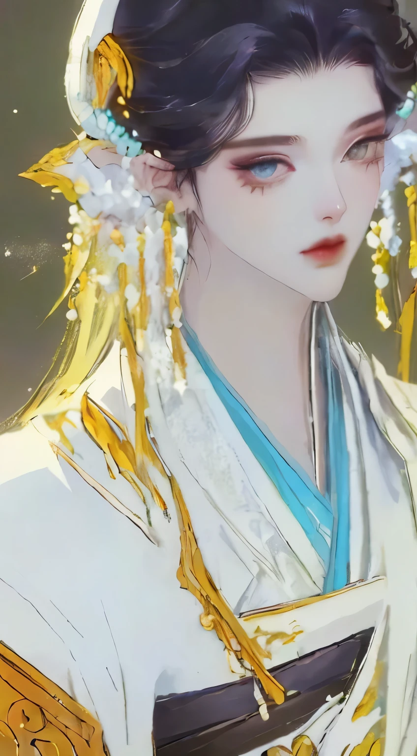 8k,best quality, masterpiece, ultra high resolution, (lifelike:1.4), original photo, (Realistic skin texture:1.3), (film grain:1.3), (Selfie angle),1 girl,Beautiful and detailed eyes and face,masterpiece, best quality,close up,Upper body,black hair,brown eyes,squinting,侧脸close up