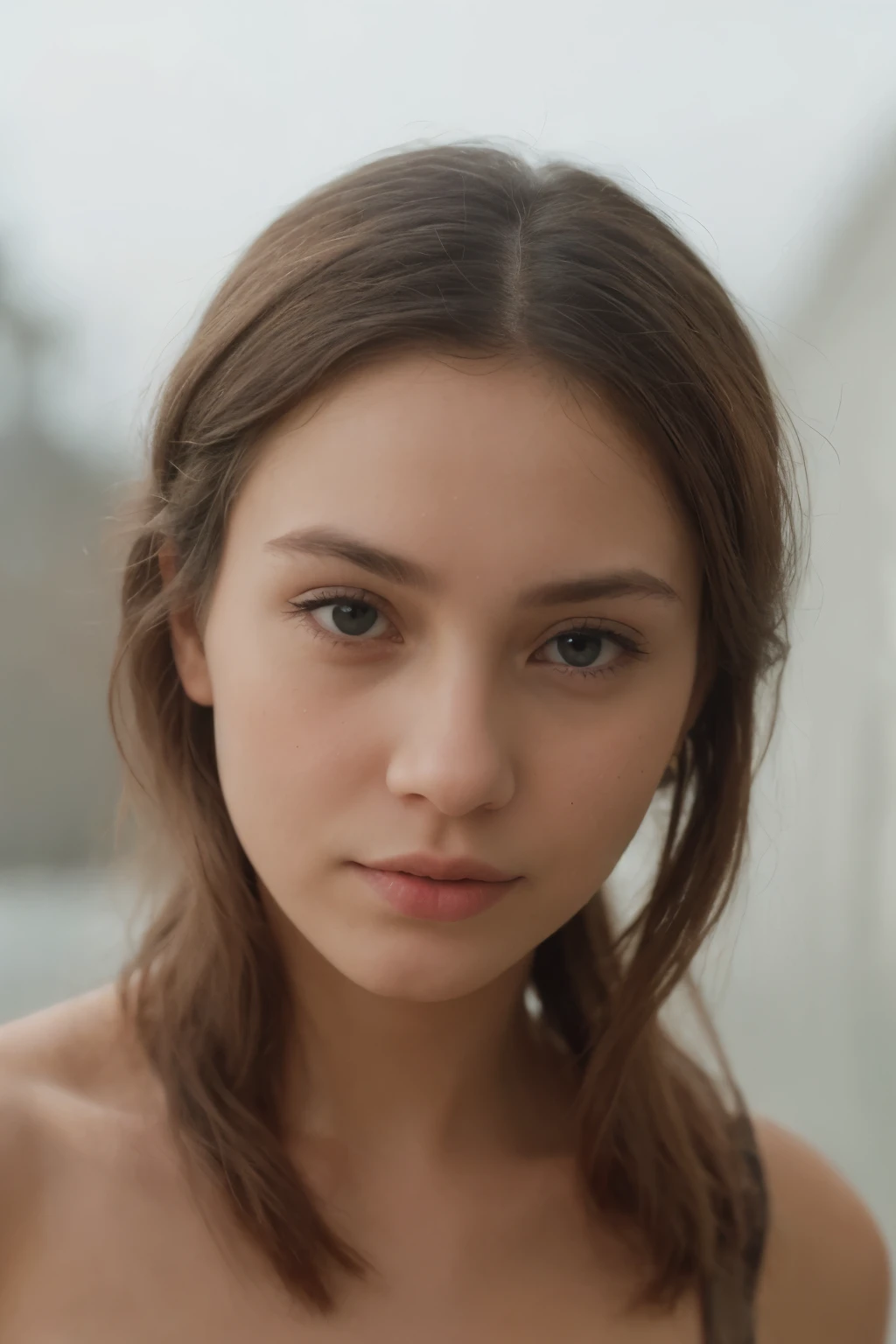  RAW UHD portrait photo of a Ukrainian girl, dark blonde hair, light face, hyper-realistic, cinematic lighting, sharp details (pores on the skin of the face ), detailed mini pores on the face, spots on the skin of the face, imperfect, texture details on the face, (woman with light green eyes), ultra-realistic defined shadows on the face, large, Stadt bei Night, ( rock) , (Detail), Details (fabric!, Your!, bright, Color!!, Cons: 1.1), bright eyes with high level of detail (Looking at the camera), SLR lighting, SLR camera, ultra quality, sharpness , depth of field. . , film grain (No), Fujifilm, ((oily skin)), tan, Komplexe AugenDetails, 8k