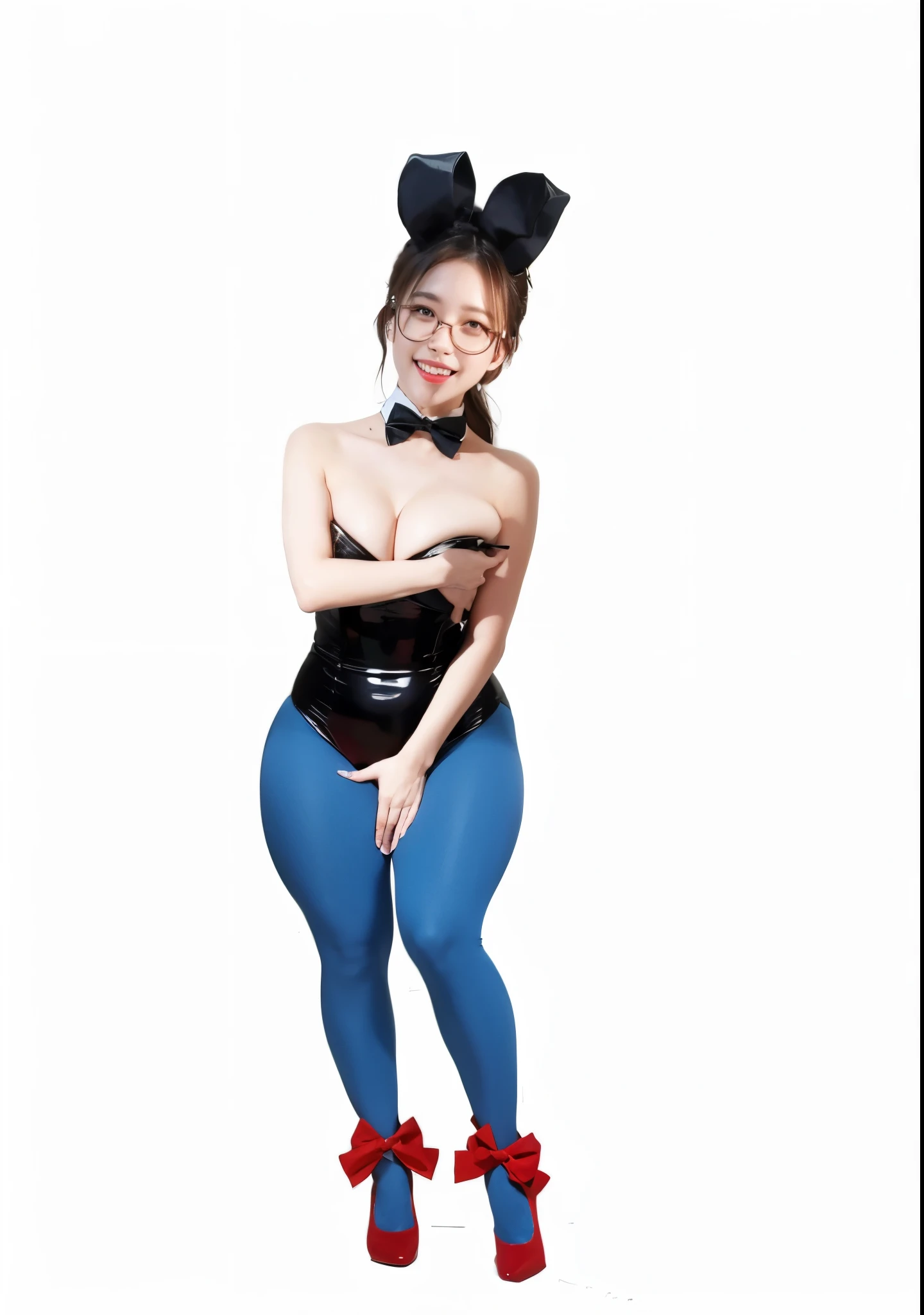 bunny glasses beauty