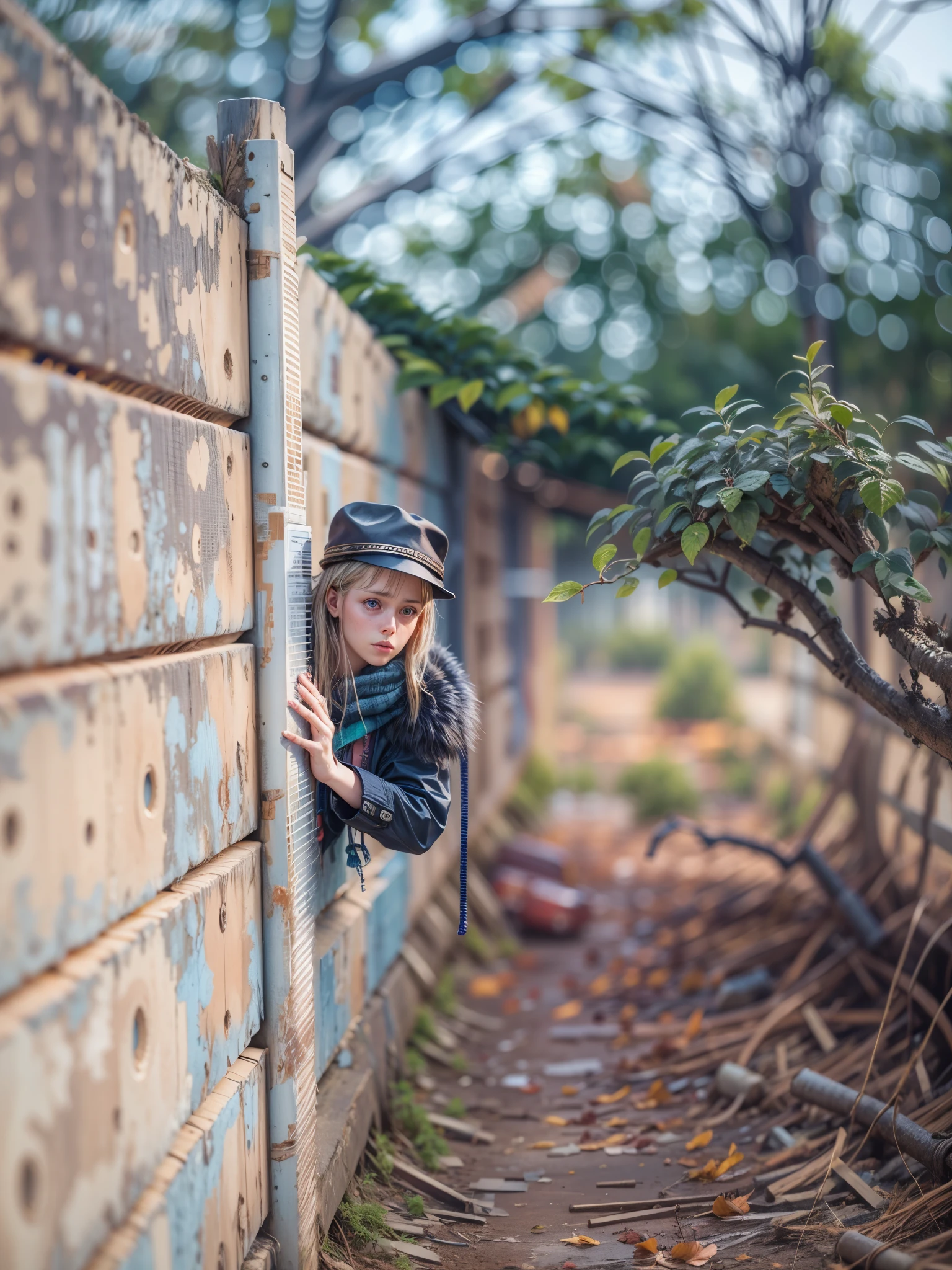 Realistic portrait photography background