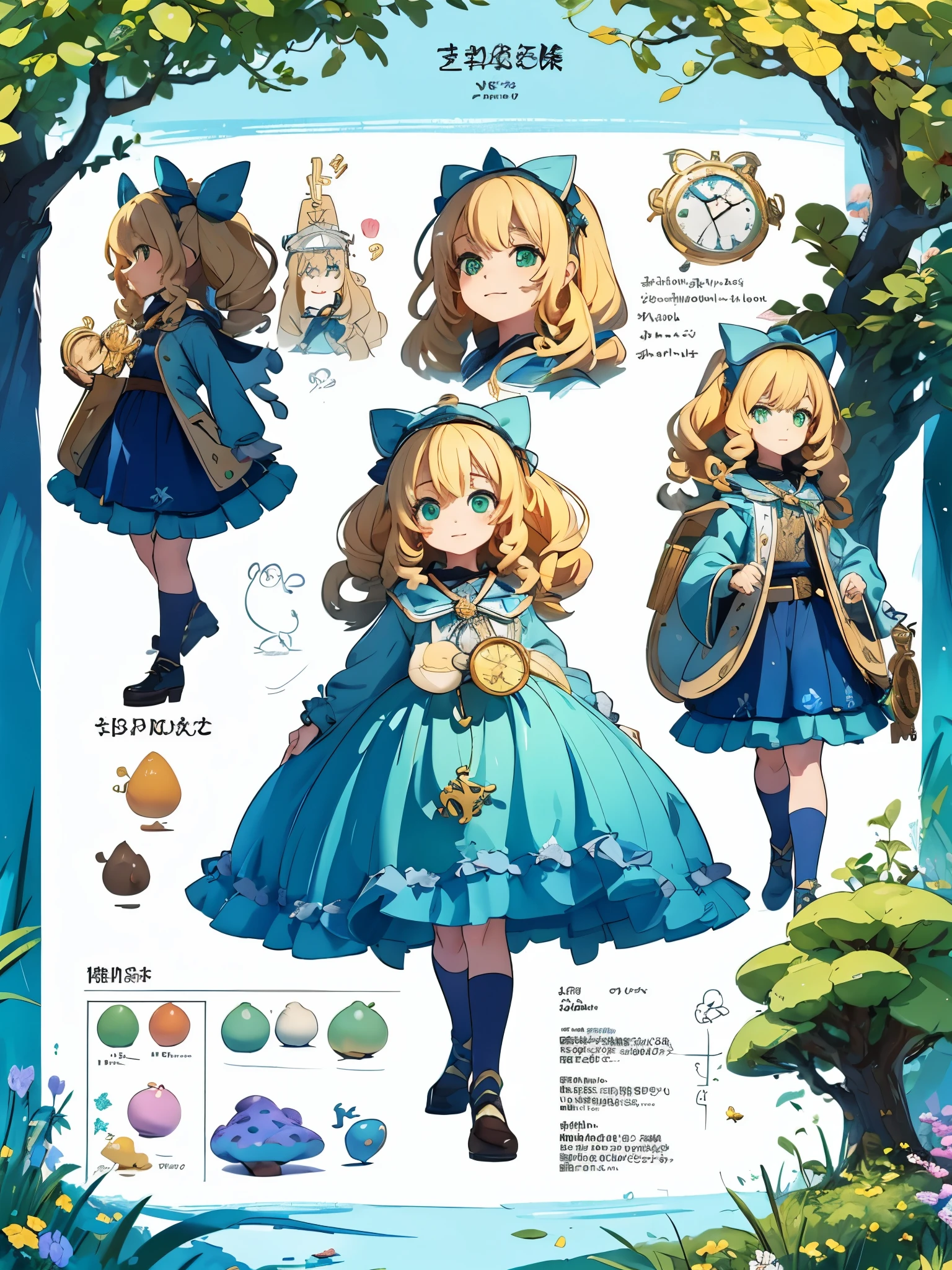 Character design sheet 