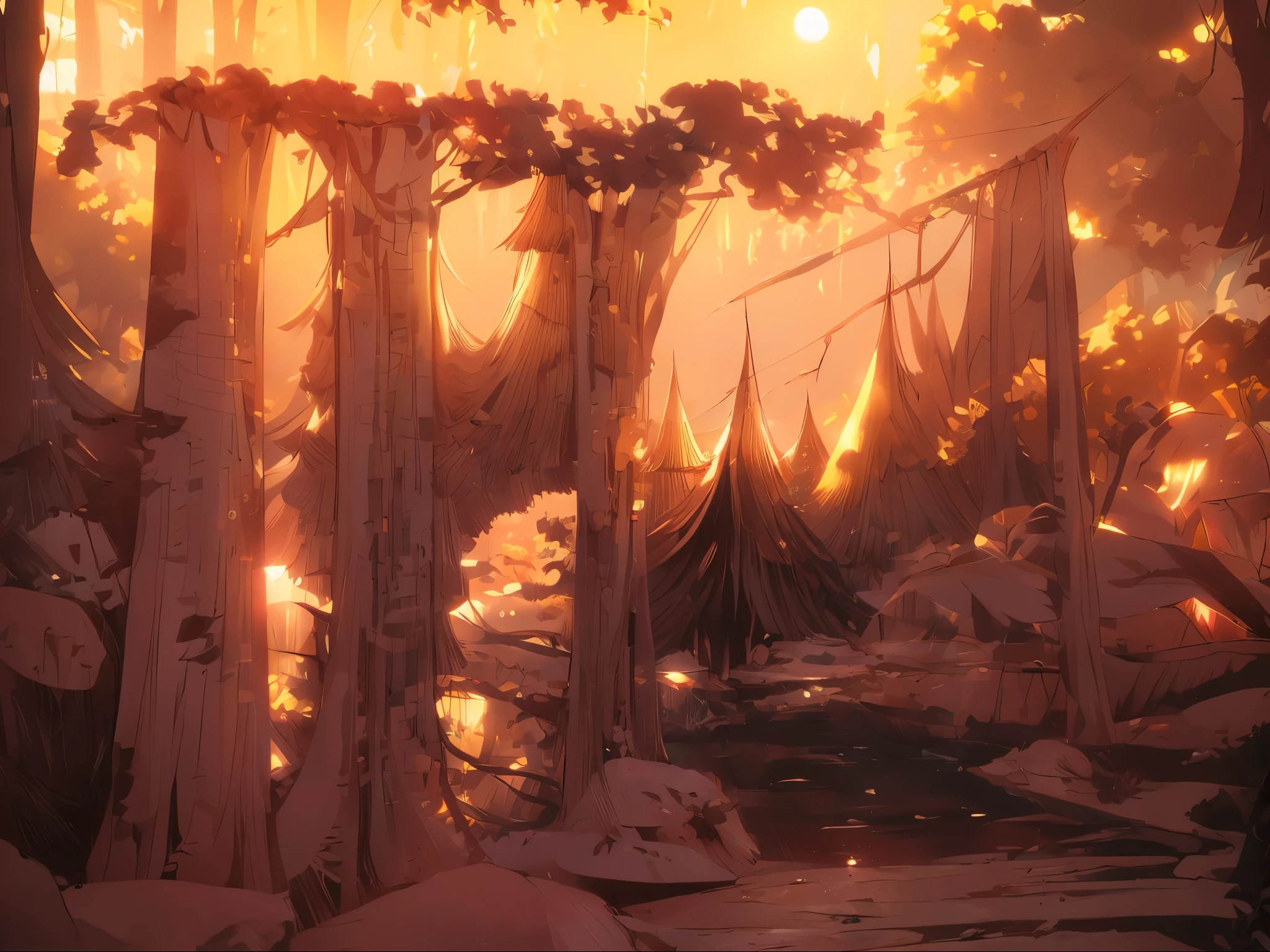 Forest, (Masterpiece, best quality), (real pictures, intricate details), (afternoon, sun, sunny) Alley mouth, embrace the sun, the sun hits the body 