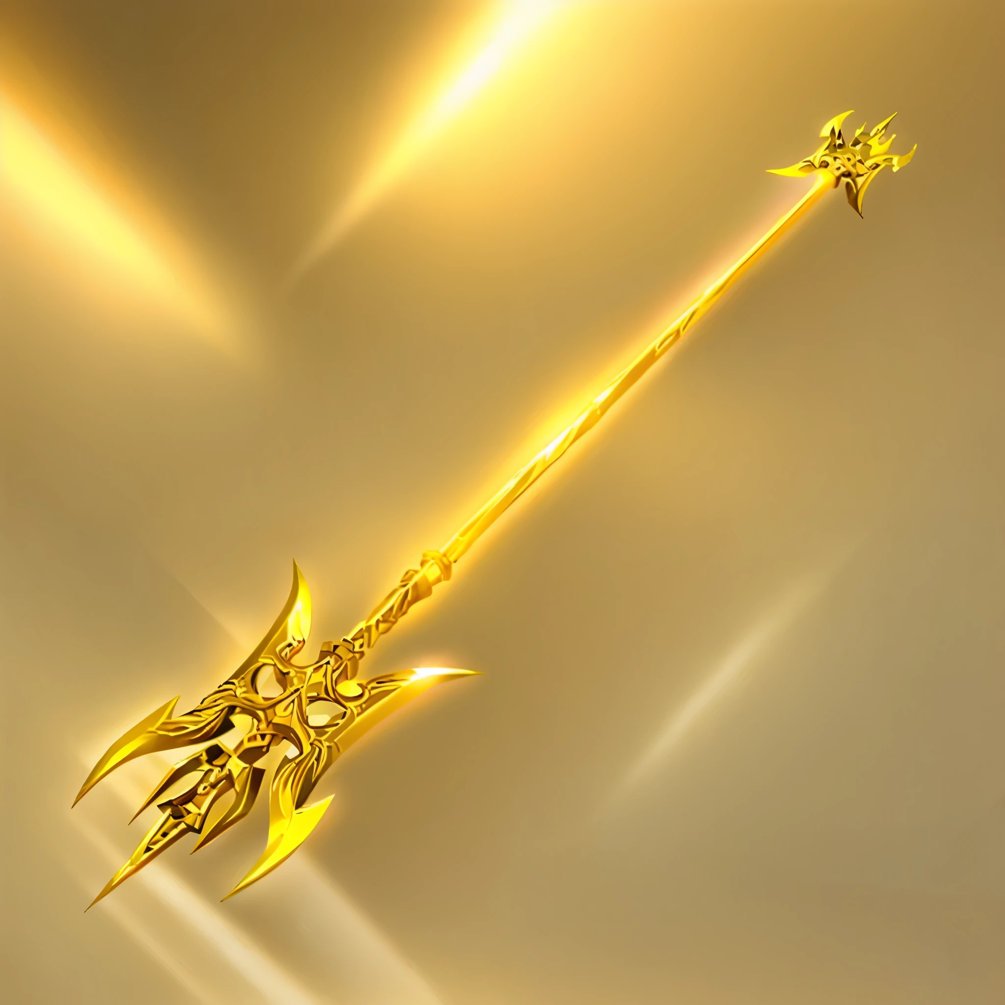 high detal,high high quality,ellegance,bright,Bright light , golden colored,weapon design