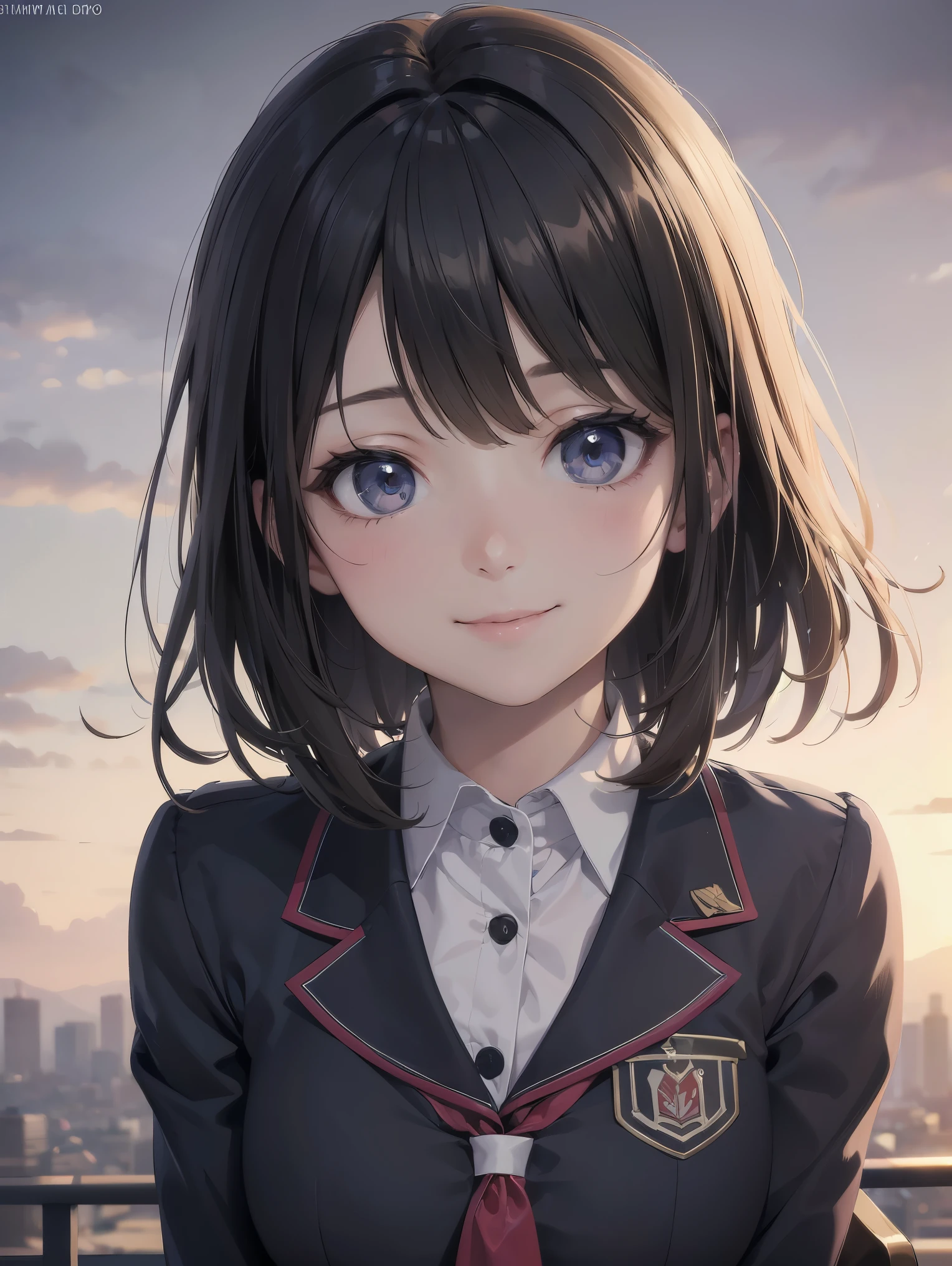 Enhanced dynamic perspective,cute cute beautiful girl,JK uniform,look at me and smile,simple background,works of masters,high quality,4K resolution,super fine,detailed pubic hair,Accurate,cinematic lighting,