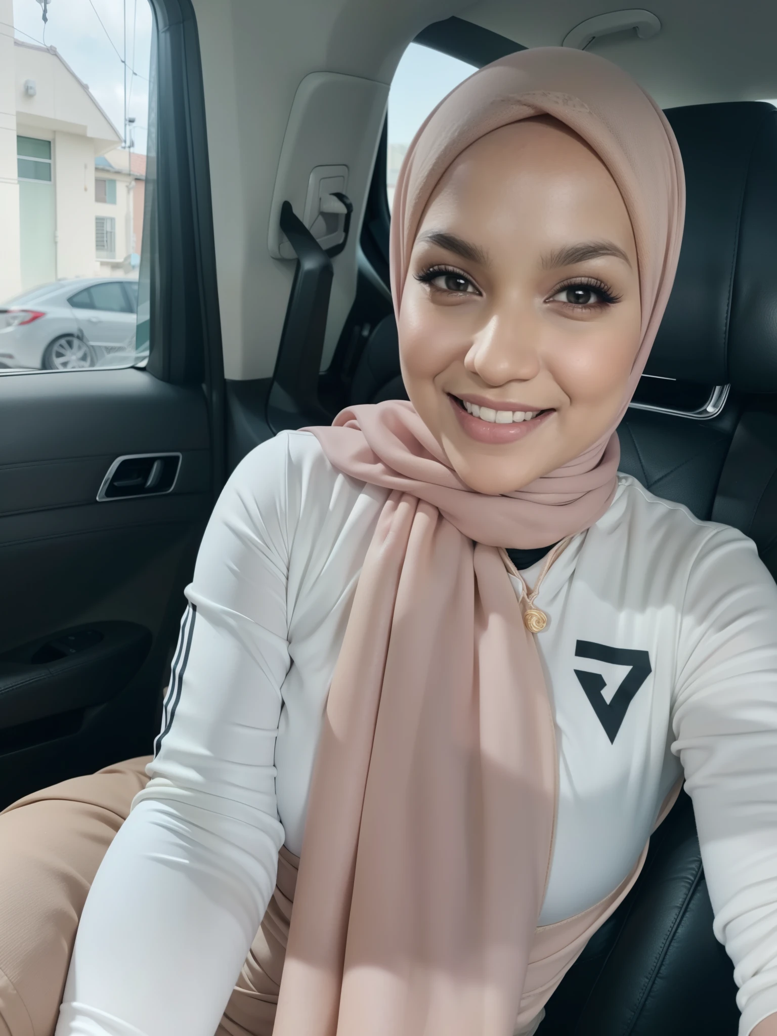 ((HIJAB)), ((YELLOW LINGERIE)), ((SHORT HIJAB)), Portrait photo of a matured chubby malay girl, curvy, (laughing:1.2), hijab,malaysian, posing, look at a camera, nerd, wear white shirt and short pleated skirt, full body, room background, big breast,nighttime, backlit, epic realistic, hyper detailed, detailed skin texture, mole below eye, natural skin texture, mole in body, insane details, intricate details, accent lighting, soft volumetric light, bokeh, (dramatic light:1.2), (neutral colors:1.3), cross process, living room background, ((detailed realistic face and eyes)), good lighting, 8K resolution, Legs Wide Open, spread Legs, lying on bed, Liquid from the Crotch, Blushing, fat,