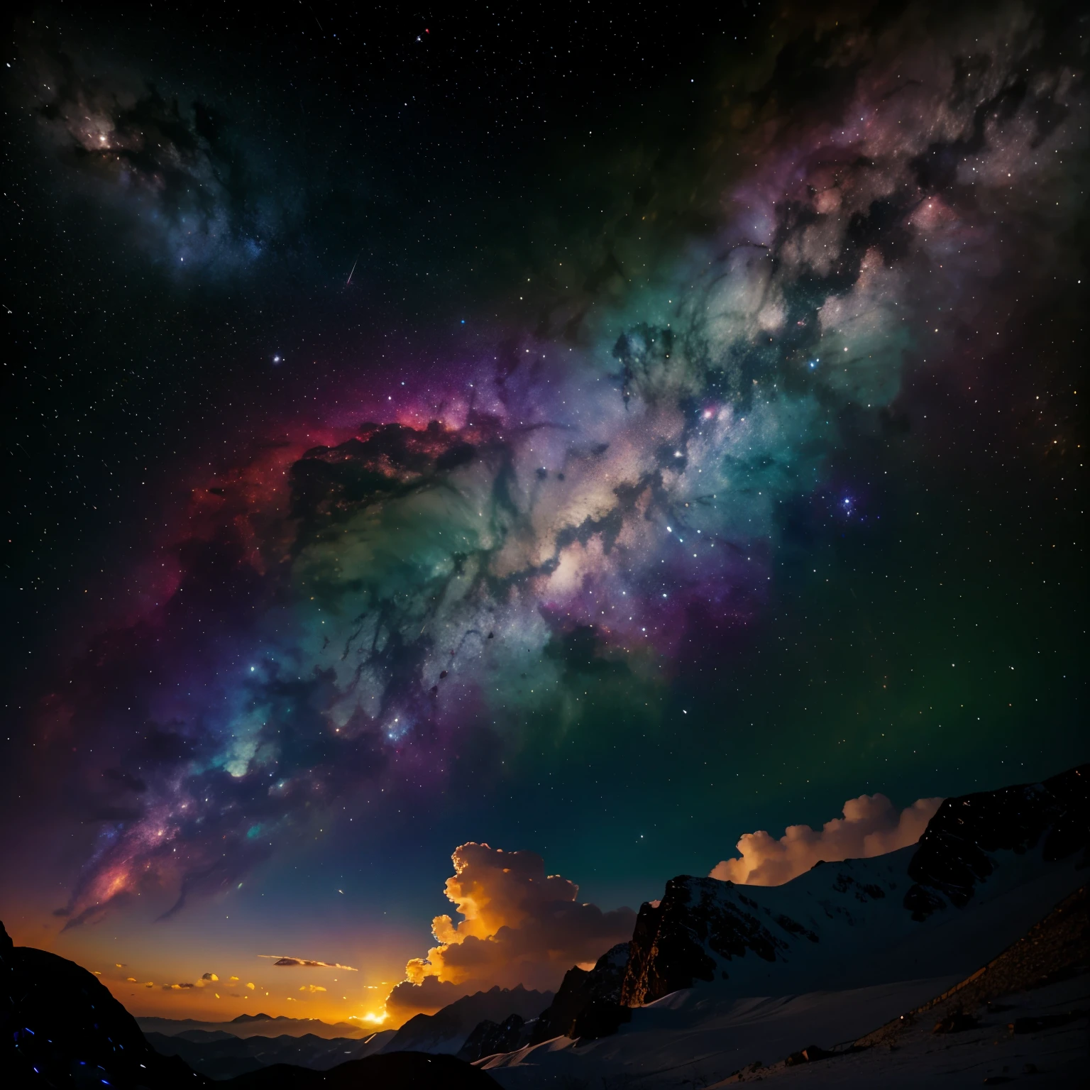 Colorful nebula