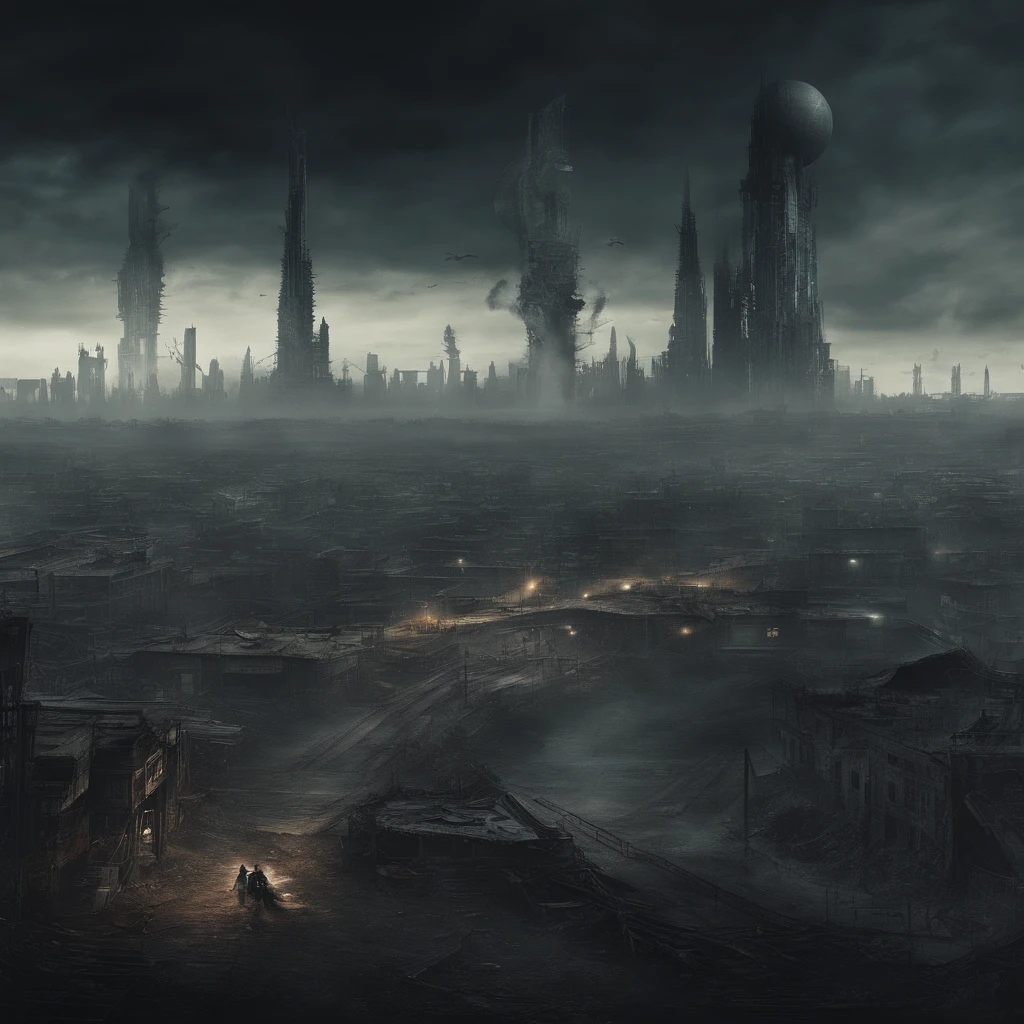 (colorful, bright, vivid, intense),(best quality, highres),(sci-fi, fantasy),(detailed landscapes, destroyed cities, futuristic technology, abandoned buildings, overgrown nature),(apocalyptic wasteland, cyberpunk world, advanced civilizations),(dramatic lighting, neon lights),(deserted streets, towering skyscrapers, lush forests),(human survivors, mysterious creatures),(superhuman abilities, flying vehicles),(epic battles, exploration of unknown territories)