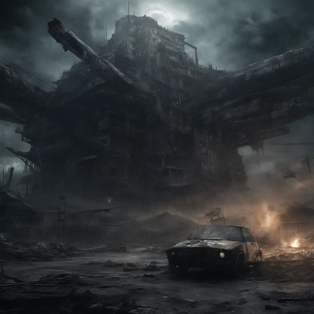 (colorful, bright, vivid, intense),(best quality, highres),(sci-fi, fantasy),(detailed landscapes, destroyed cities, futuristic technology, abandoned buildings, overgrown nature),(apocalyptic wasteland, cyberpunk world, advanced civilizations),(dramatic lighting, neon lights),(deserted streets, towering skyscrapers, lush forests),(human survivors, mysterious creatures),(superhuman abilities, flying vehicles),(epic battles, exploration of unknown territories)