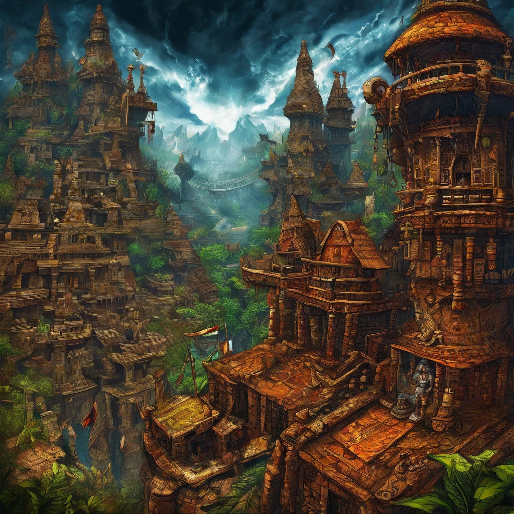 (colorful, bright, vivid, intense),(best quality, highres),(sci-fi, fantasy),(detailed landscapes, destroyed cities, futuristic technology, abandoned buildings, overgrown nature),(apocalyptic wasteland, cyberpunk world, advanced civilizations),(dramatic lighting, neon lights),(deserted streets, towering skyscrapers, lush forests),(human survivors, mysterious creatures),(superhuman abilities, flying vehicles),(epic battles, exploration of unknown territories)