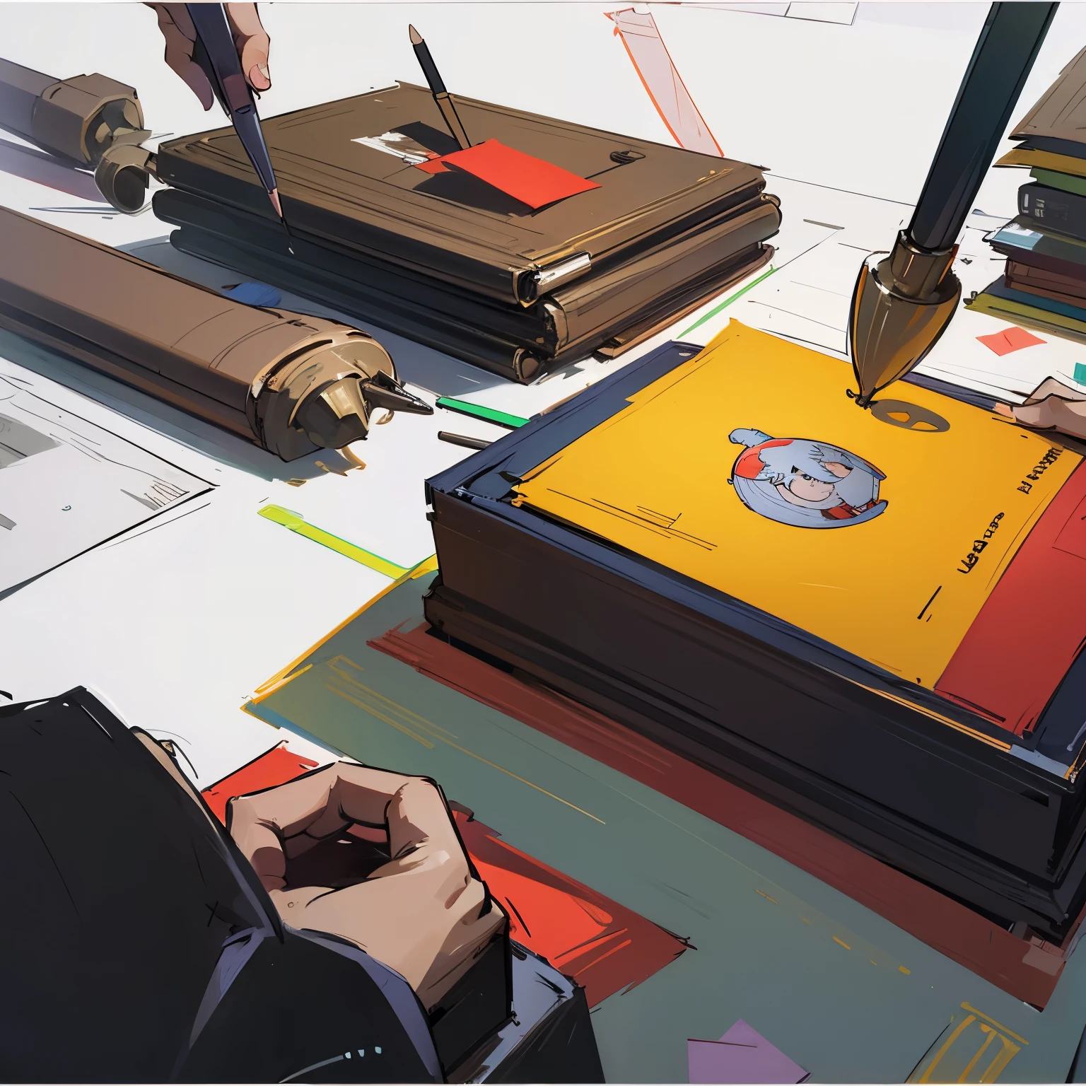 Goverment corruption, drawing, cartoon