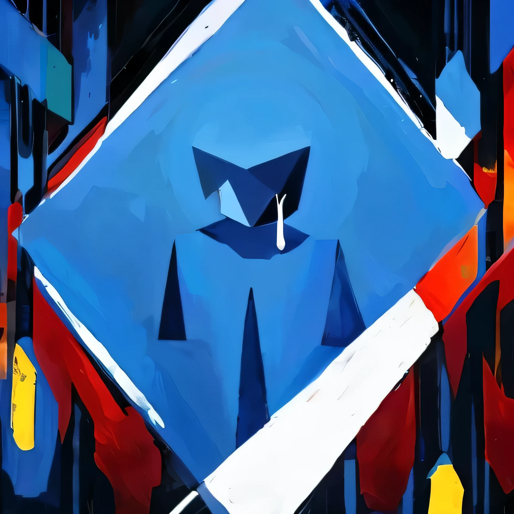 a picture  that represents  sadness crying no hope for me fed up might aswell  kill myself  because  im suffering i need to end ny suffering  now bye ionos
no human form in painting just shapes
masterpiece high resolution detail 