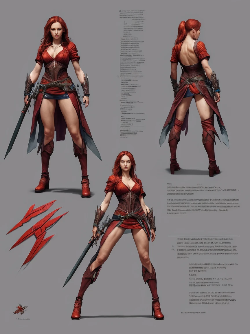 character design sheet, the human body, vivid colors, concept art, sharp focus, digital art, Hyper-realistic, 4K, Unreal Engine, Highly Detailed, HD, Dramatic Lighting by Brom, trending on Artstation