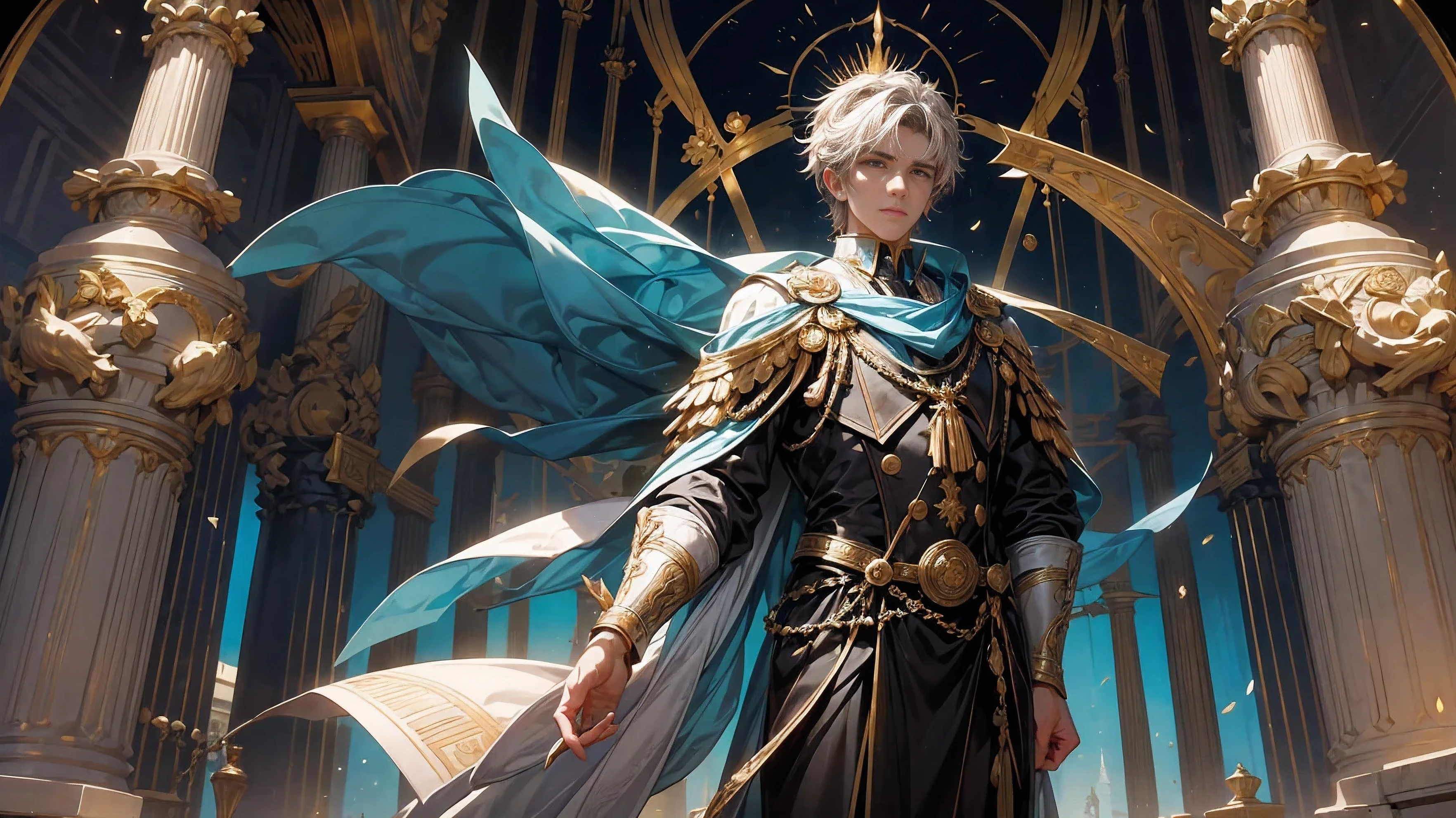 emperorコンスタンティヌス大帝, Also known as Constantine I. When I was 34 years old, he was a mature man, exuding the grace and grandeur befitting an emperor. He had a calm yet strict demeanor, It is often described as "Heavenly Jerusalem." he has something to do with tarot cards "emperor、emperor" and "world," Same with oracle cards.. These cards often depict a delicate yet bold design in gold and blue, catch his lion's gaze, thick neck, and broad shoulders.
Despite his clear achievements and profound impact on subsequent history, Constantine the Great's personal personality remains shrouded in mystery. Personally, I realized that I was attracted to him., admiring and venerating his legacy. but, like any figure, he had his light and dark aspects, forte, and weaknesses. no one is perfect.
during his reign, 後のローマ帝国は危機のworldだった, chaos, and division. Constantine seemed like a moderate., Calm, and comparatively gentle for his time, yet also wielded power firmly and ruthlessly in the harsh era he inhabited. Opinions vary widely about Constantine the Great, reflects the polarizing nature of his legacy.. after all, His evaluation can continue to change indefinitely depending on the observer's point of view. コンスタンティヌス大帝はforeverに謎のままなのか? i keep thinking about him, caught between admiration and awe, longing and apprehension.
My feelings for Constantine the Great are lyrical, from the heart, romantic, and dramatic, blending elements of both fantasy and reality. Expressing this blend with digital art, characterized by depth and vastness, Reflects endless themes, forever, permanent, and permanence. Artists such as Gustave Doré and William Blake, as well as literary works like Dante's Divine Comedy and Milton's Paradise Lost, resonates deeply with me. religious texts, philosophy, symbolism, and mysticism, including the bible, Genesis, Malachi, Apocalypse, and the Quran, All contribute to this deep story