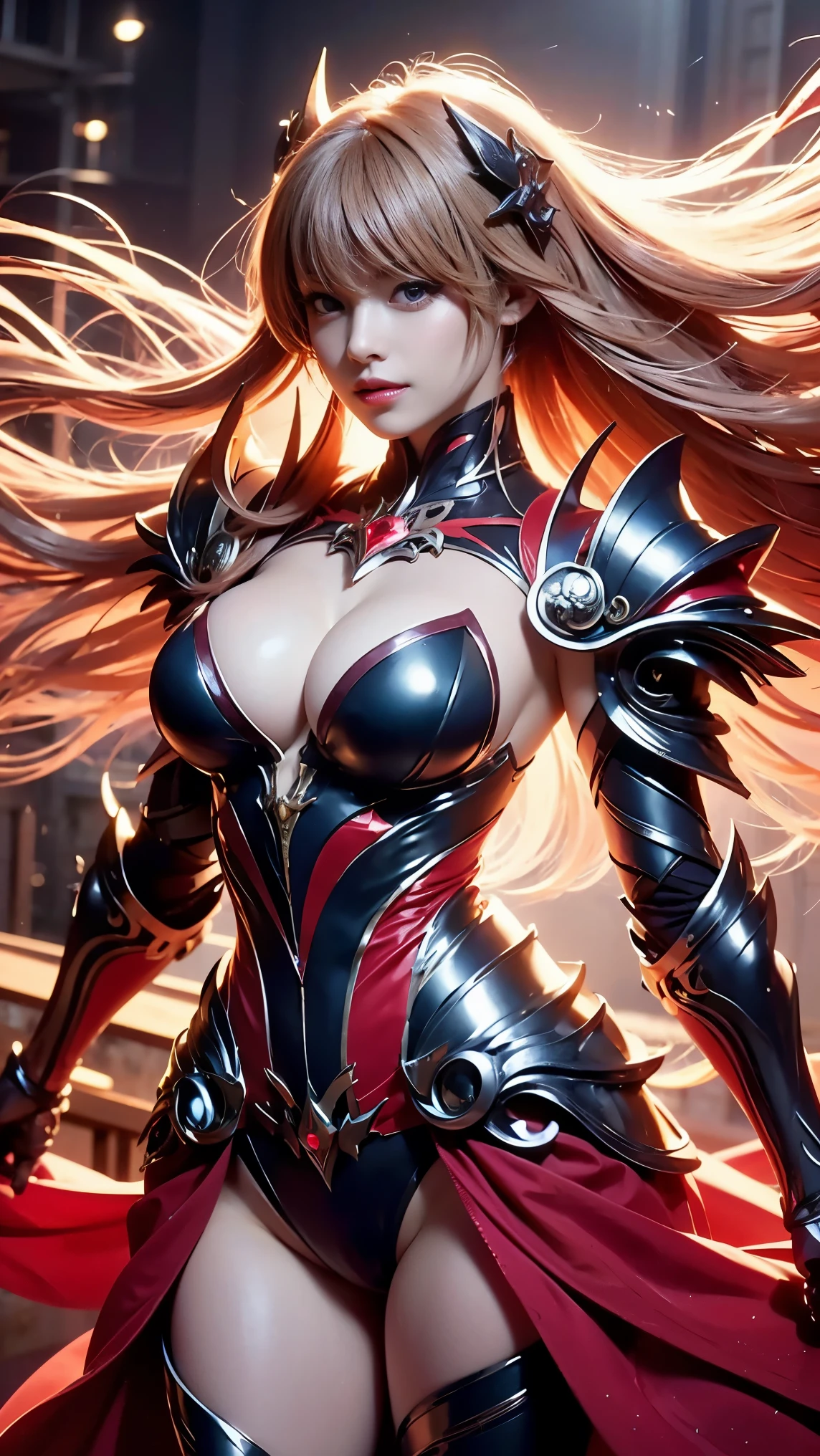 (highest quality, 8K, 32K, masterpiece, UHD: 1.2), professional photos, realistic pictures, fantasy, multiple angles, close up photo, Photo of erotic beauty warrior, sexy, (goddess of beauty), 1 girl, spread your legs wide, showing pussy, Pubic hair sticking out from armor, ((big breasts, huge show: 1.2, long, natural chest protruding from the armor)), erotic body, curved body, perky butt, Seraphina is a knight who likes to show off her body., her beautiful breasts and smooth pussy, naked, her feminine intimate parts, her breasts exposed, Exposing, Her mesmerizing beauty is matched by her extraordinary skills。. her blue eyes shine with determination, Her golden hair falls in soft waves around her shoulders.. Wearing carefully made costumes、, sexy armor, she exudes a subtle sensuality.
Seraphina's armor、Gracefully hugs the feminine curves of your body。, Highlighting her breasts and pussy. Delicate lines and intricate details add a captivating touch to her presence。. A flowing cloak dances in the wind as you move., Add an element of mystery and charm.
wear armor、Tailored to emphasize femininity and muscular abdomen。. Her swordplay is a natural extension of her grace, And she carries herself with confidence that attracts attention wherever she goes.
Seraphina is more than just a sensual and sexual figure; She is a fearsome warrior with magnetic powers that transcend the battlefield.. Her charm lies in the unique combination of beauty and porn, Everyone admires her for her erotic appearance.