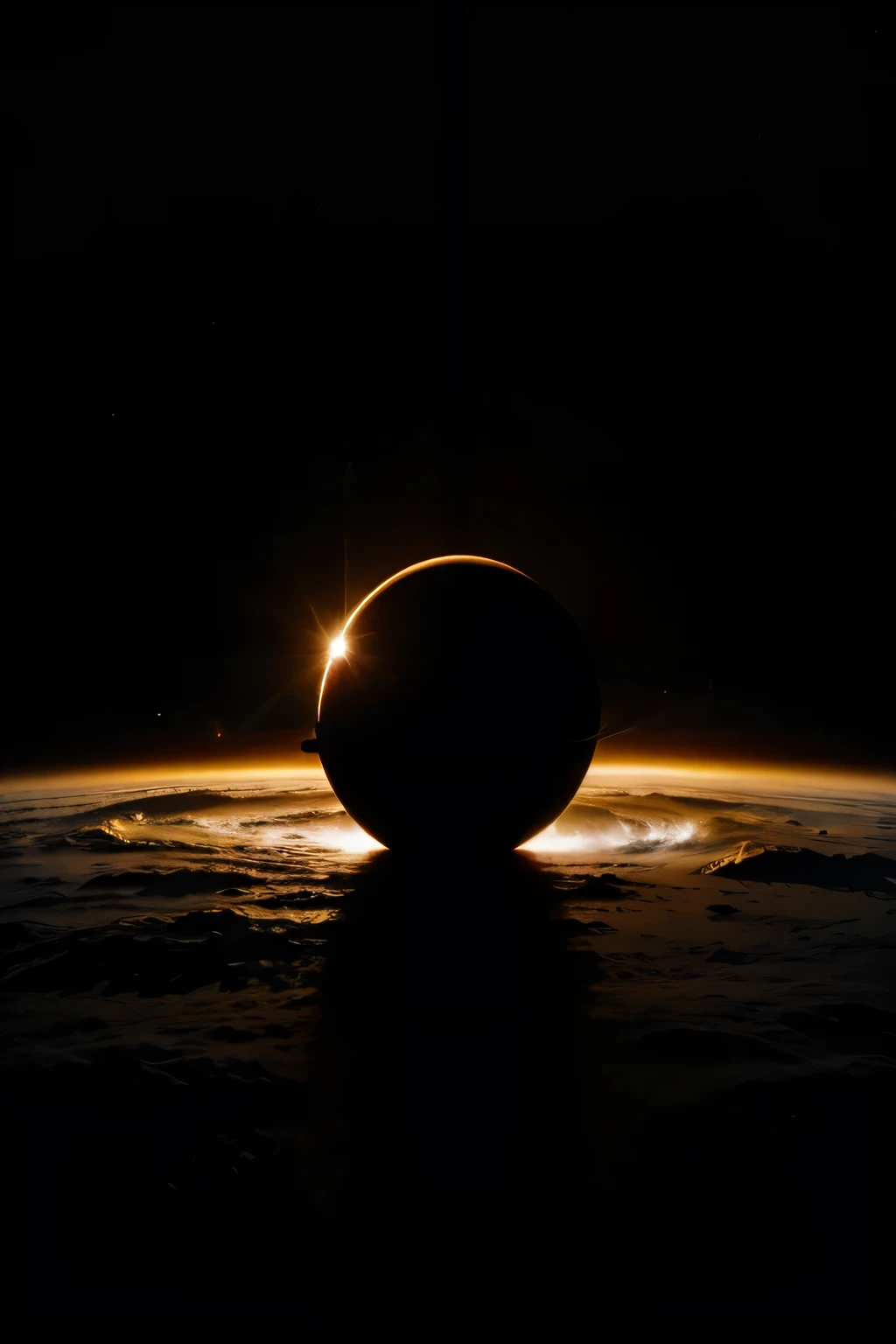 black hole, proclaims the whole world with light