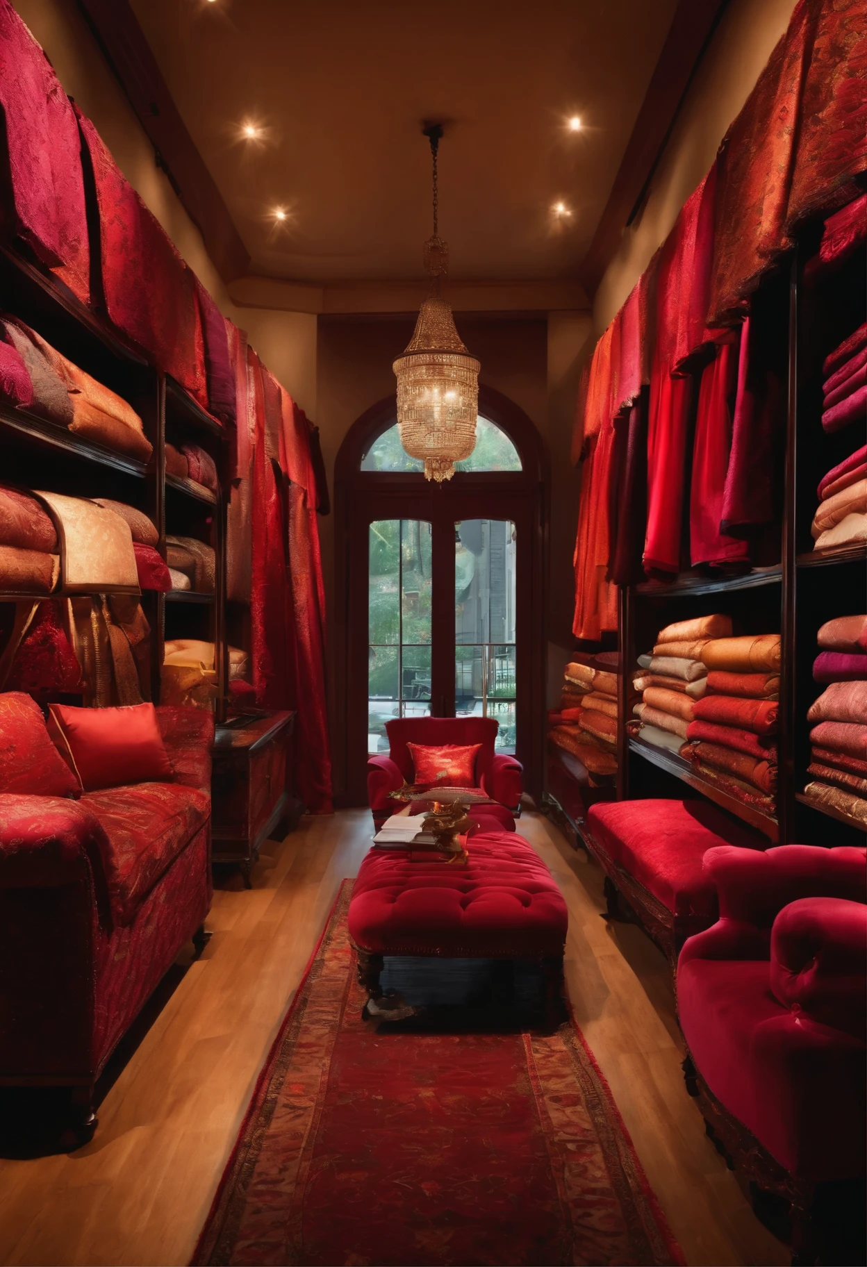 Luxury fabric store