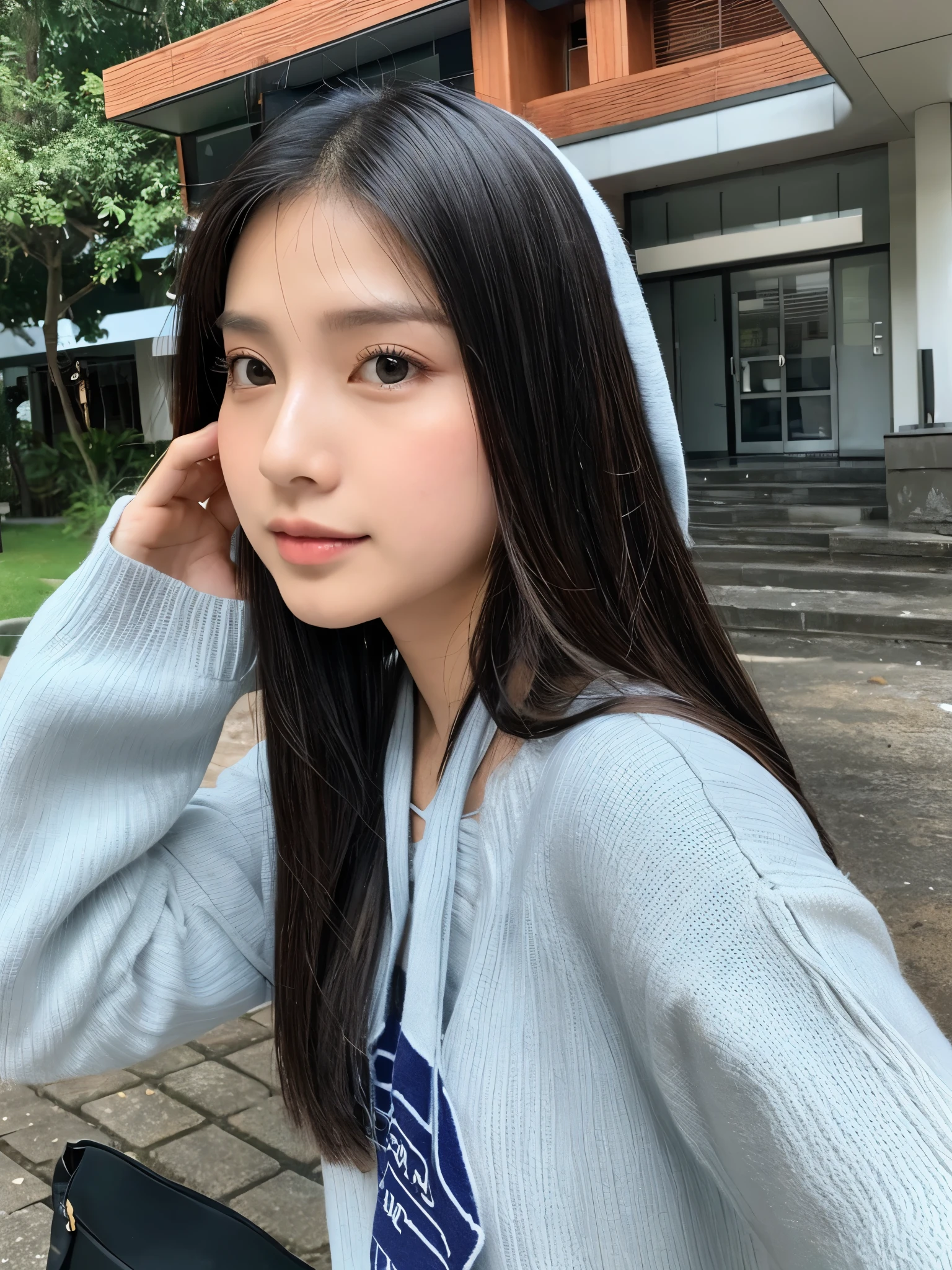Cewek cantik kemahalan beras