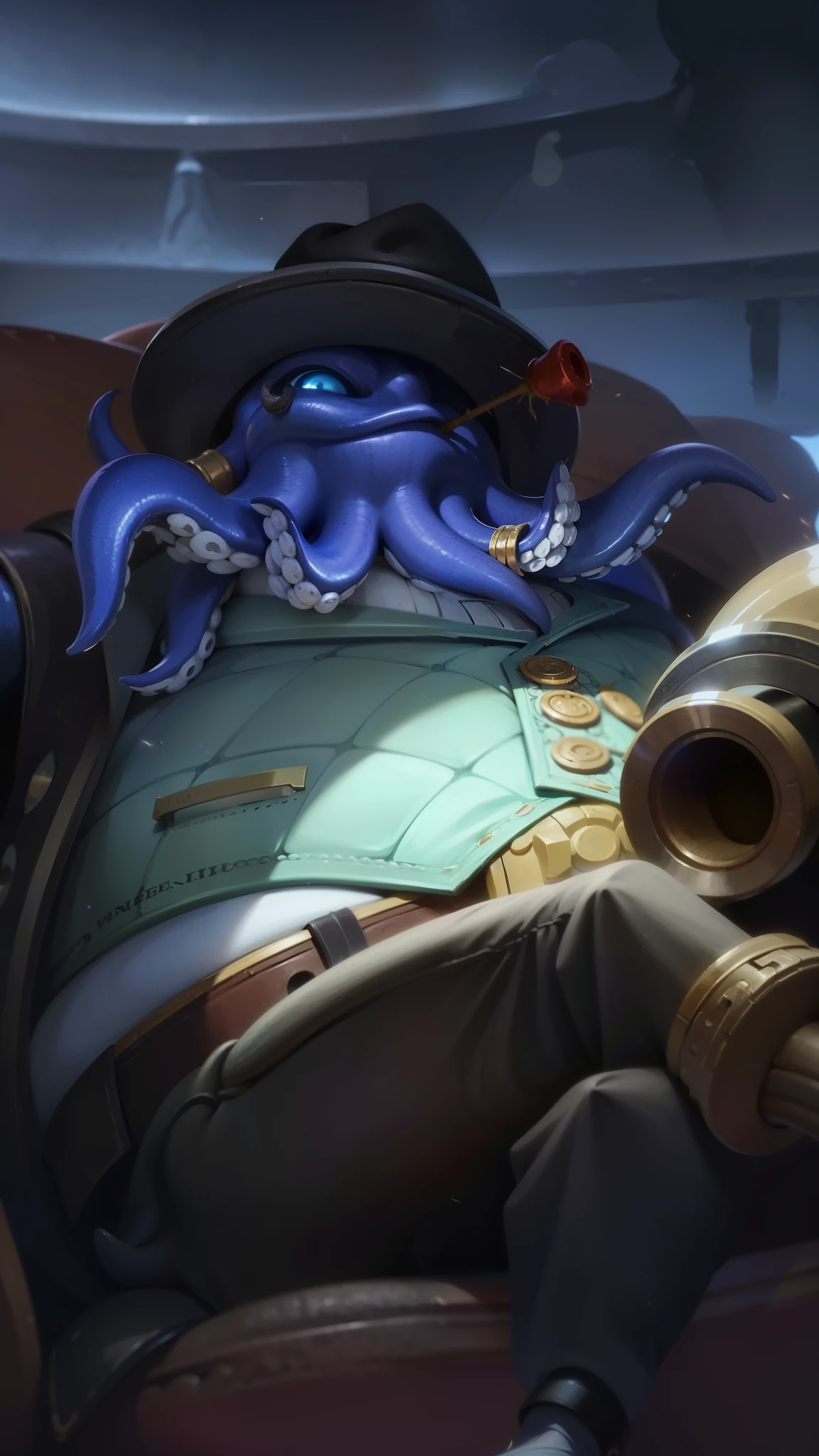 there is a cartoon picture of a pirate with a giant octopus, official splash art, full art, hearthstone card art, iconic character splash art, splash art, hearthstone official splash art, casimir art, character splash art, hearthstone splash art, hearthstone art, tentacles beard, full art illustration, 8 k hd wallpaperjpeg artifact