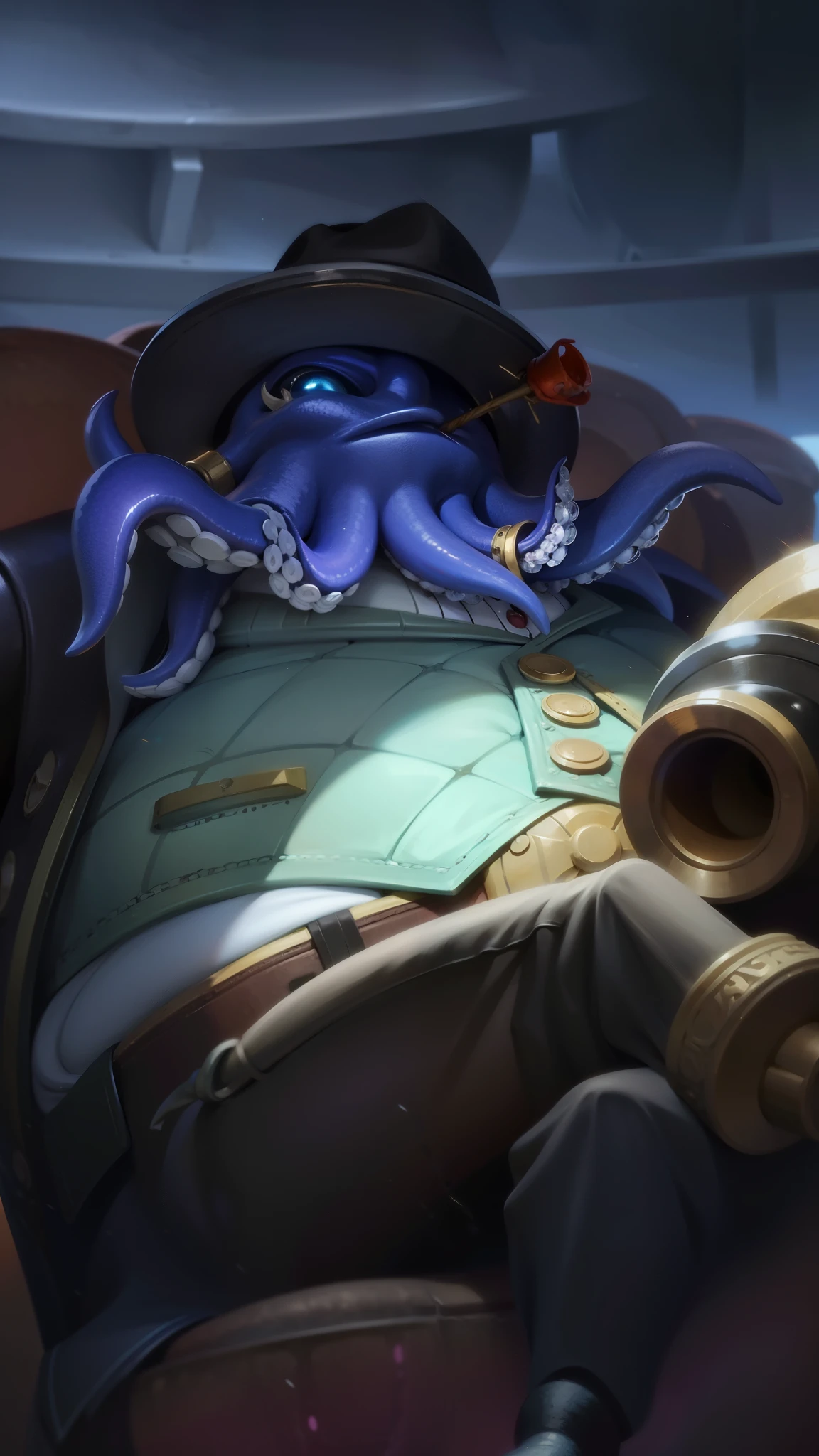 there is a cartoon picture of a pirate with a giant octopus, official splash art, full art, hearthstone card art, iconic character splash art, splash art, hearthstone official splash art, casimir art, character splash art, hearthstone splash art, hearthstone art, tentacles beard, full art illustration, 8 k hd wallpaperjpeg artifact