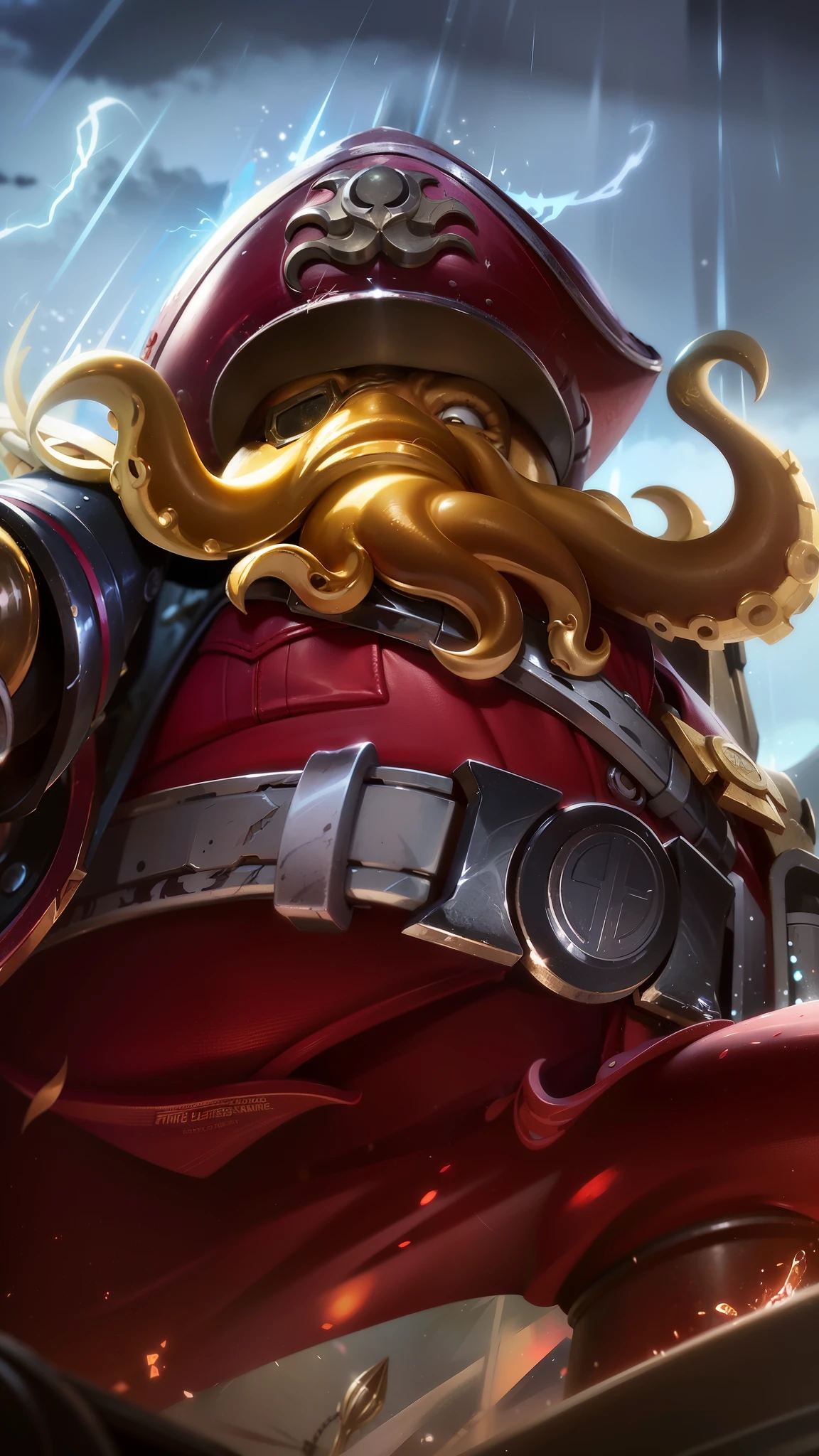 a close up of a person with a helmet on holding a sword, iconic character splash art, official splash art, splash art, league of legends splash art, league of legends character art, league of legends splashart, character splash art, league of legends art style, guan yu, league of legends concept art, painted portrait of rugged odin, league of legends style art