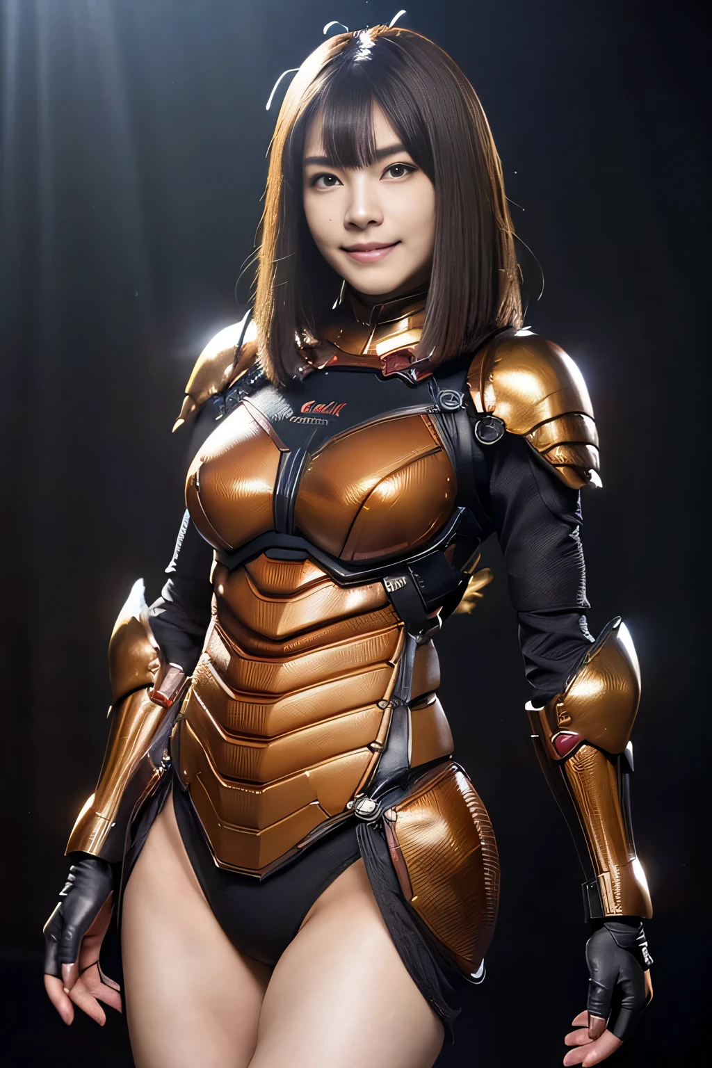 (High resolution,masterpiece,highest quality,Very detailed CG, anime, official art:1.4), realistic, photograph, amazing detail, everything is complicated, shiny and glossy,Amazing number of layers, 8K wallpaper, 3D, sketch, cute, figure,( alone:1.4), perfect female proportions,villain&#39;s daughter, (Fusion of dark brown cockroach and lady:1.4), (brown cockroach woman:1.2), (brown cockroach woman:1.2), (Fusion:1.2), (alone:1.4), (evil smile:1.2), muscular, abs, (Cockroach brown exoskeleton bio insect suit:1.4), (Cockroach brown exoskeleton bio insect armor:1.2), (brown transparent cockroach feathers:1.4), (Antennae of brown cockroaches:1.3),